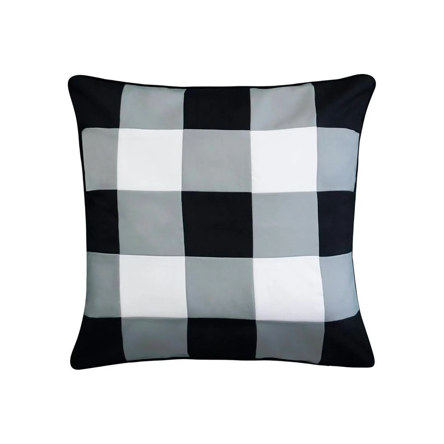 Outdoor Throw Pillows | Decorative Pillows>Plow & Hearth Indoor/Outdoor Bright Buffalo Plaid Throw Pillow