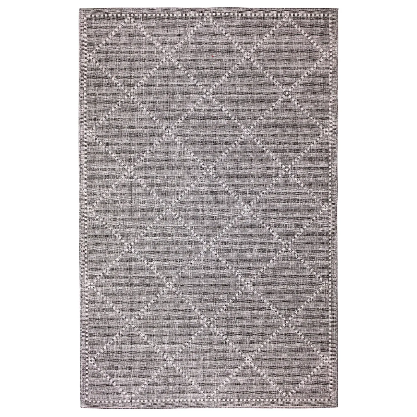 Area Rugs>Plow & Hearth Indoor/Outdoor Diamonds Rug, 39" x 59"