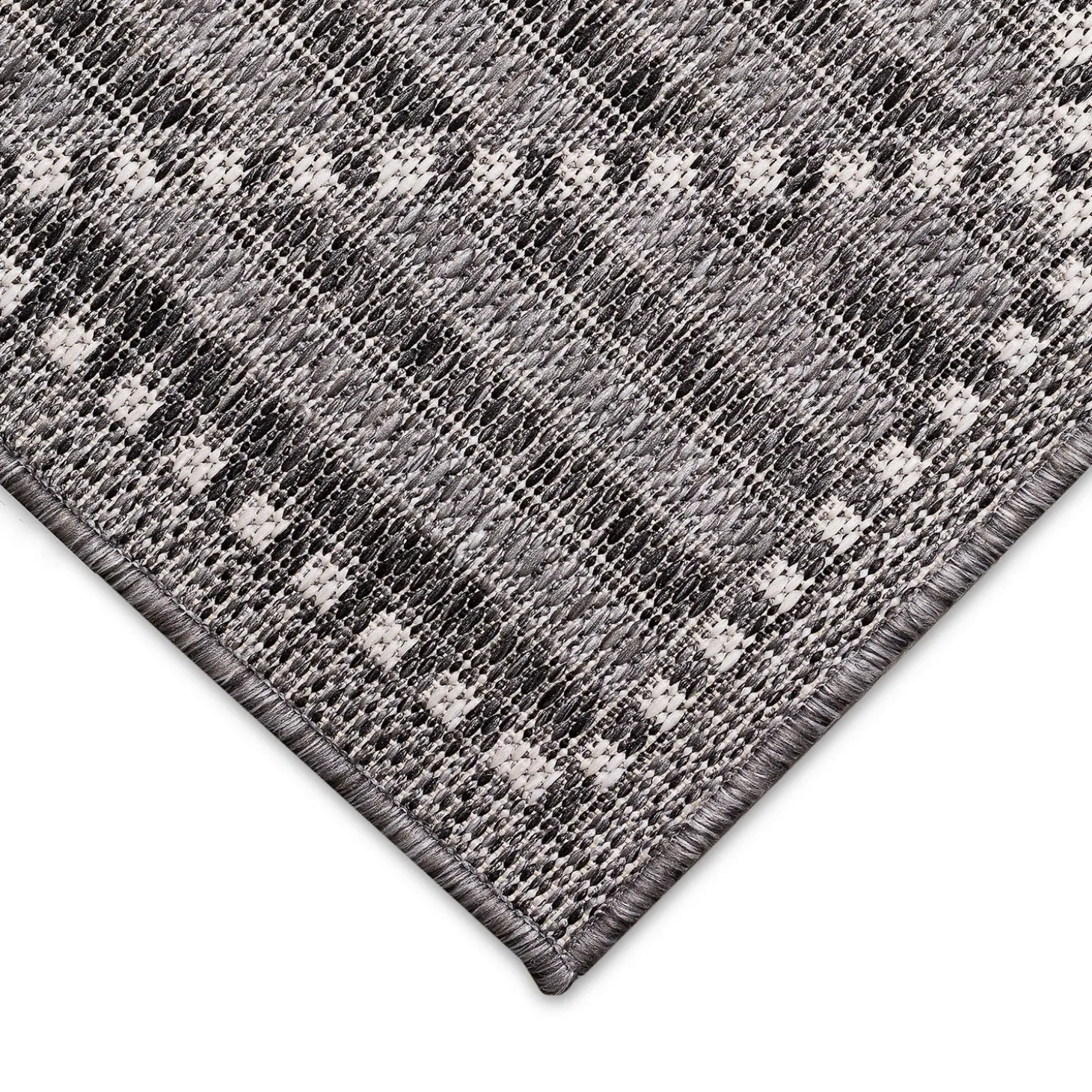 Area Rugs>Plow & Hearth Indoor/Outdoor Diamonds Rug, 7'10" x 9'10"