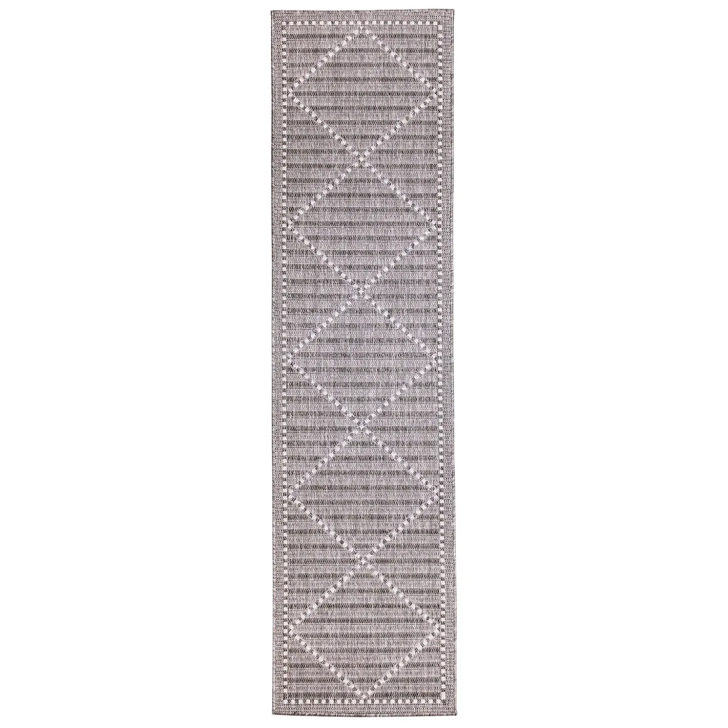 Runners>Plow & Hearth Indoor/Outdoor Diamonds Rug, 23" x 7'6" Runner