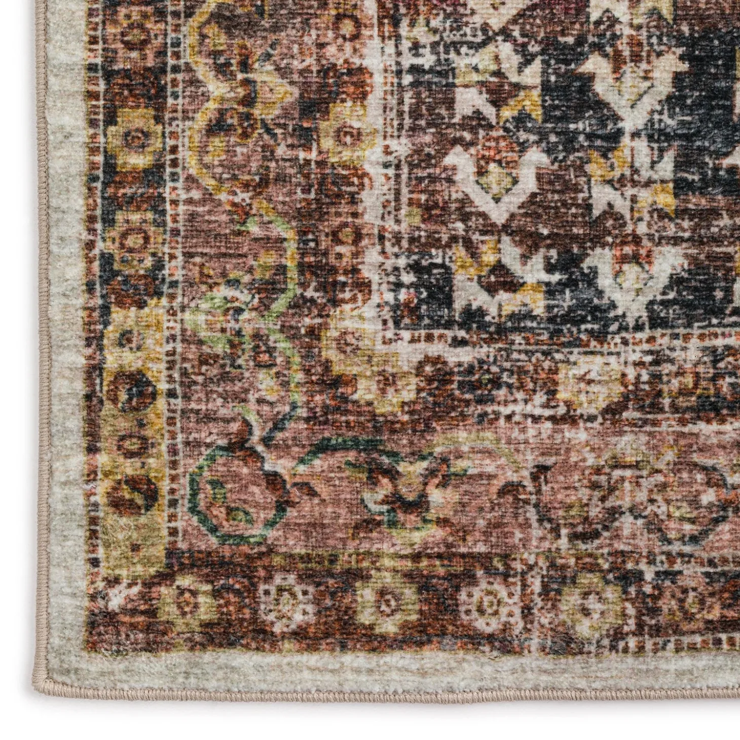 Area Rugs>Plow & Hearth Indoor/Outdoor Graves Mill Harlequin Rug, 9' x 12'