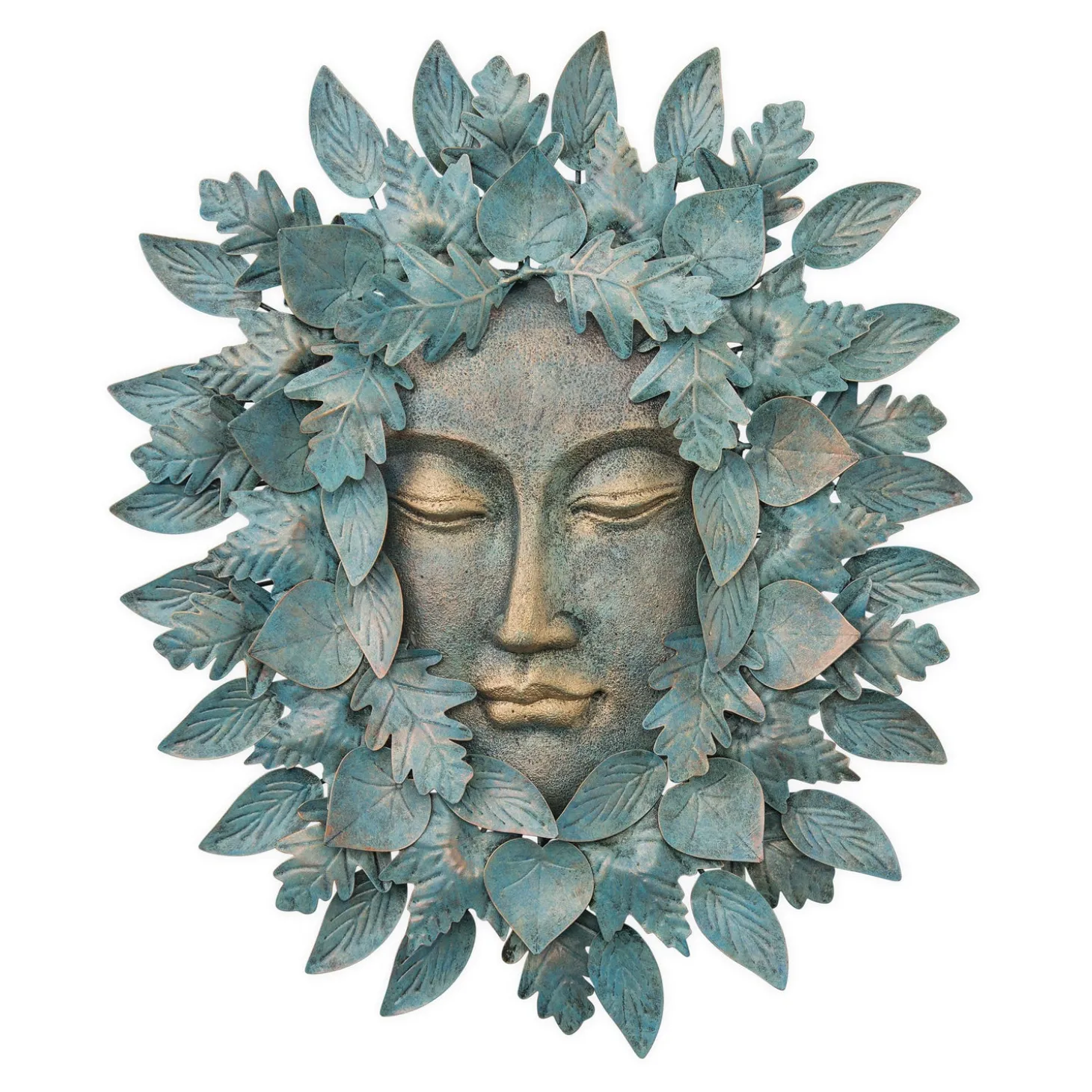 Outdoor Wall Art | Wall Art>Plow & Hearth Indoor/Outdoor Green Man Wall Art