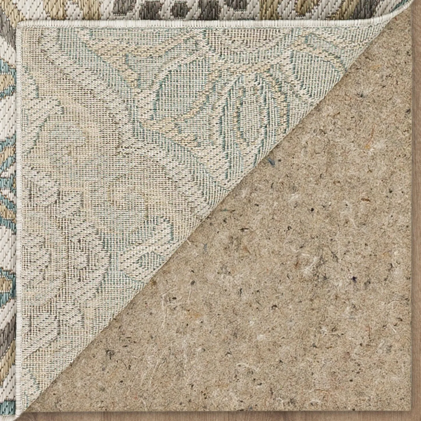 Area Rugs>Plow & Hearth Indoor/Outdoor La Grange Tile Polypropylene Rug, 5'3" x 7'6"