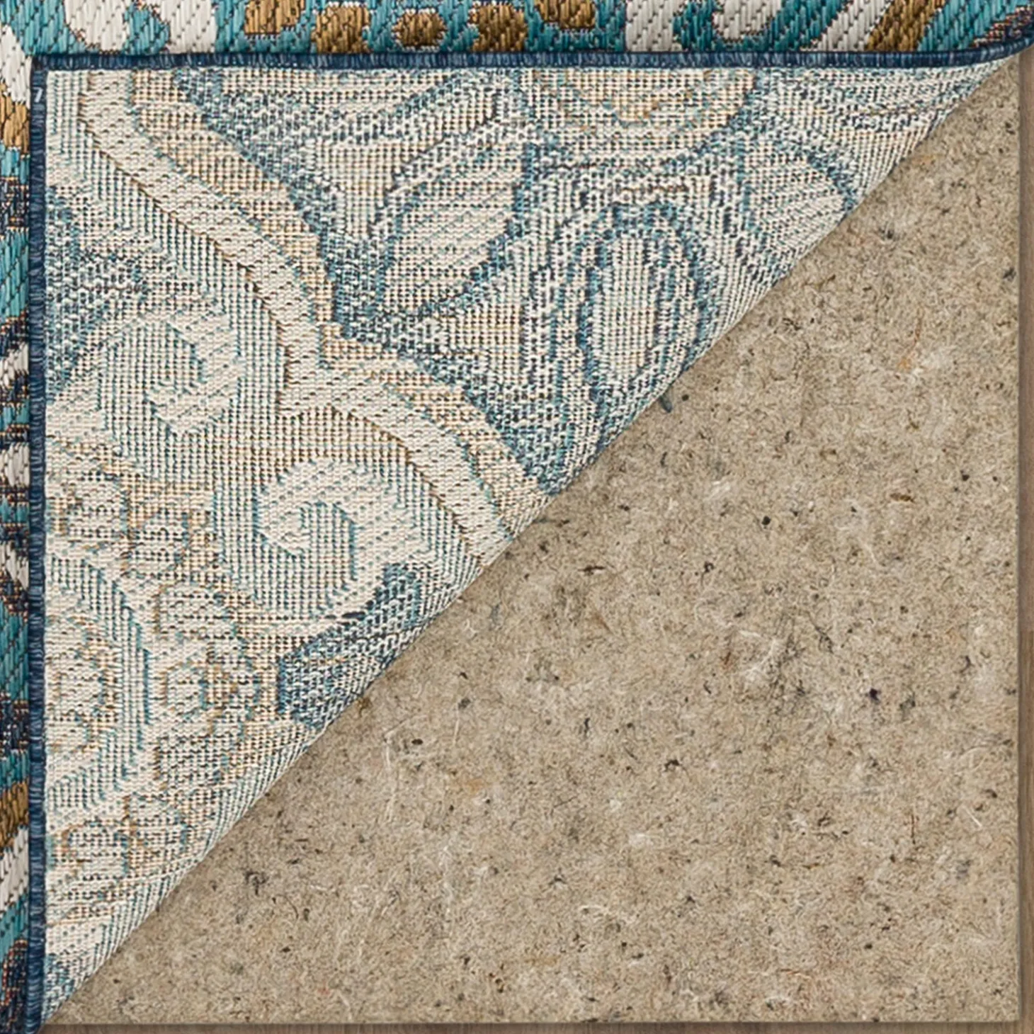 Area Rugs>Plow & Hearth Indoor/Outdoor La Grange Tile Polypropylene Rug, 5'3" x 7'6"