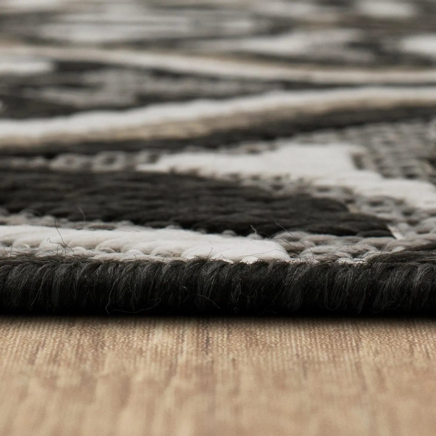 Area Rugs>Plow & Hearth Indoor/Outdoor La Grange Tile Polypropylene Rug, 5'3" x 7'6"
