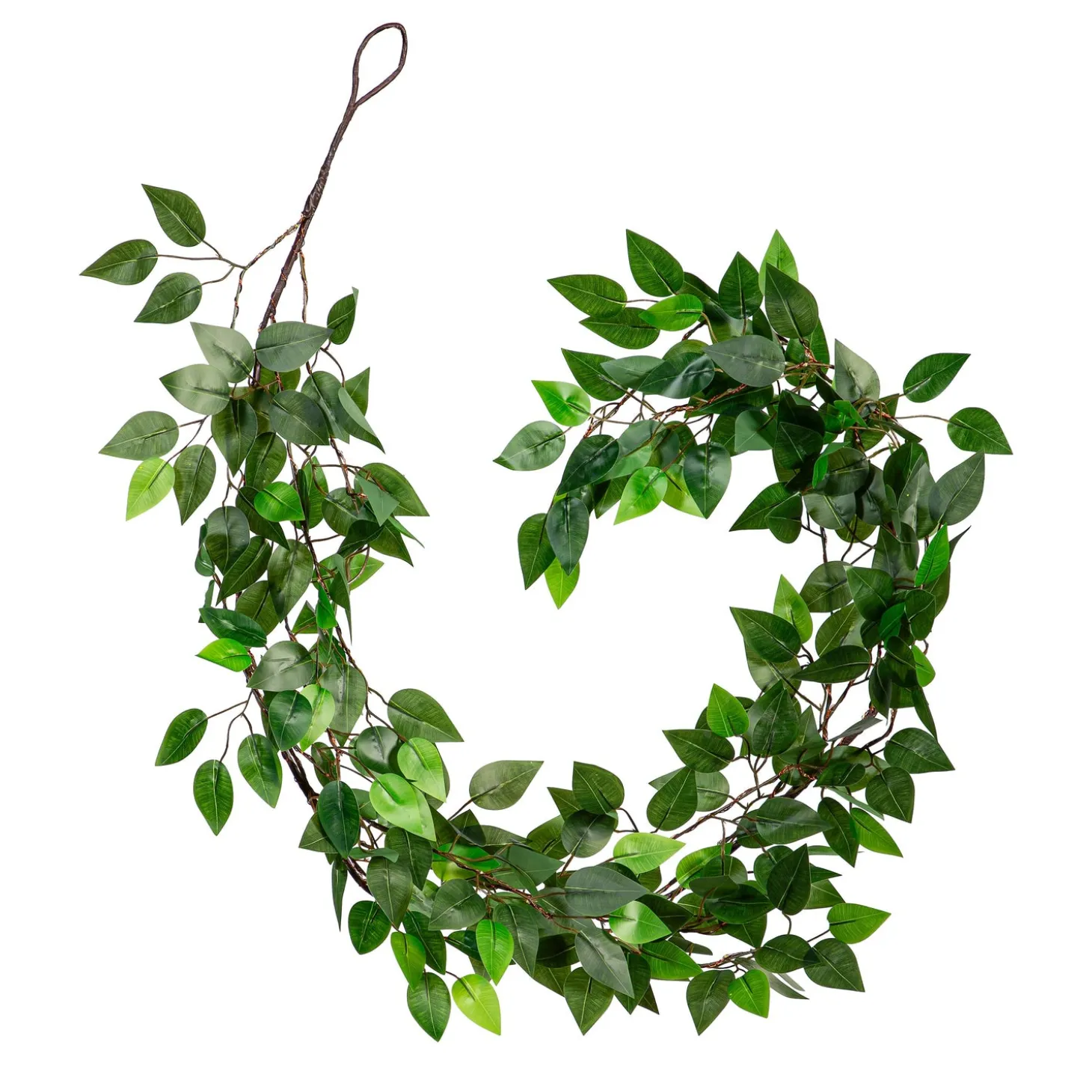 Faux Flowers & Plants | Lighted Trees & Garlands>Plow & Hearth Indoor/Outdoor Micro LED Lighted Ficus Garland