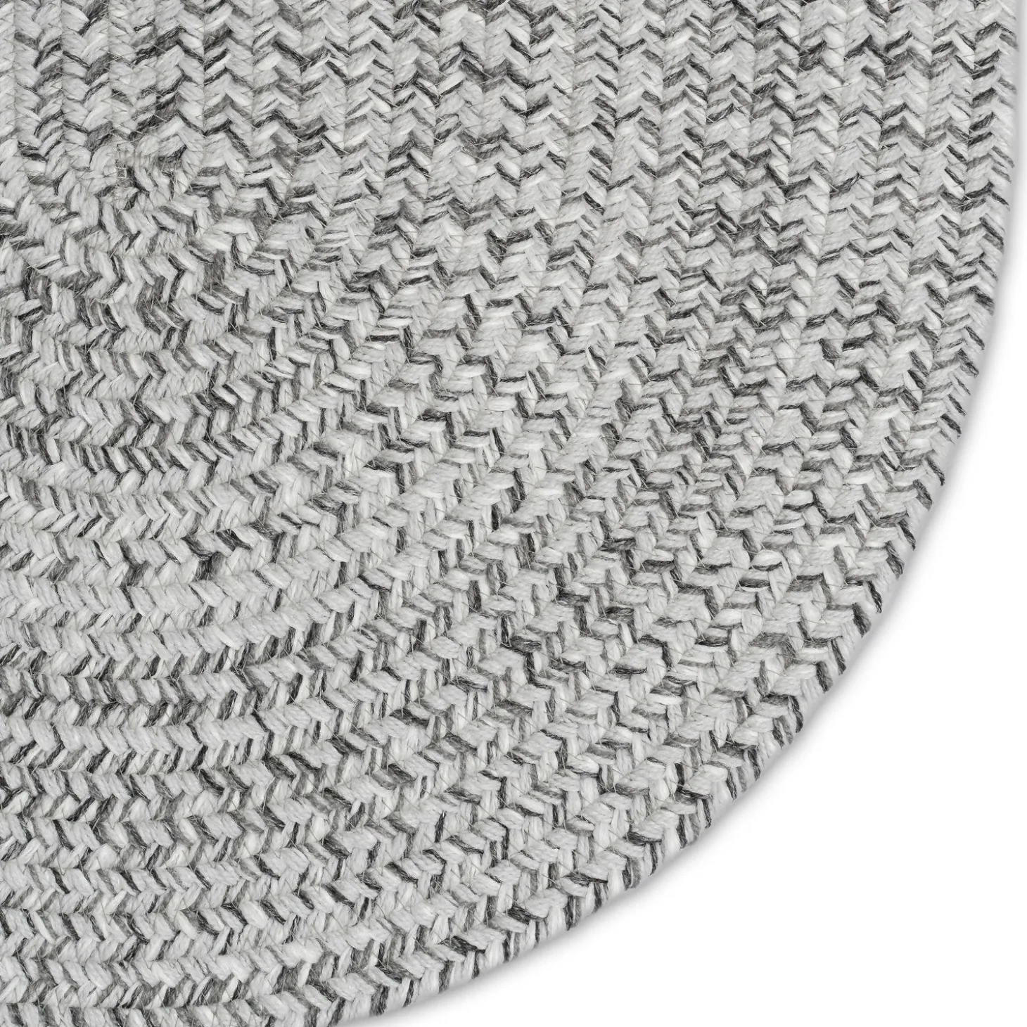 Area Rugs>Plow & Hearth Indoor/Outdoor Oval Pine Creek Braided Polypropylene Rug, 3' x 5'