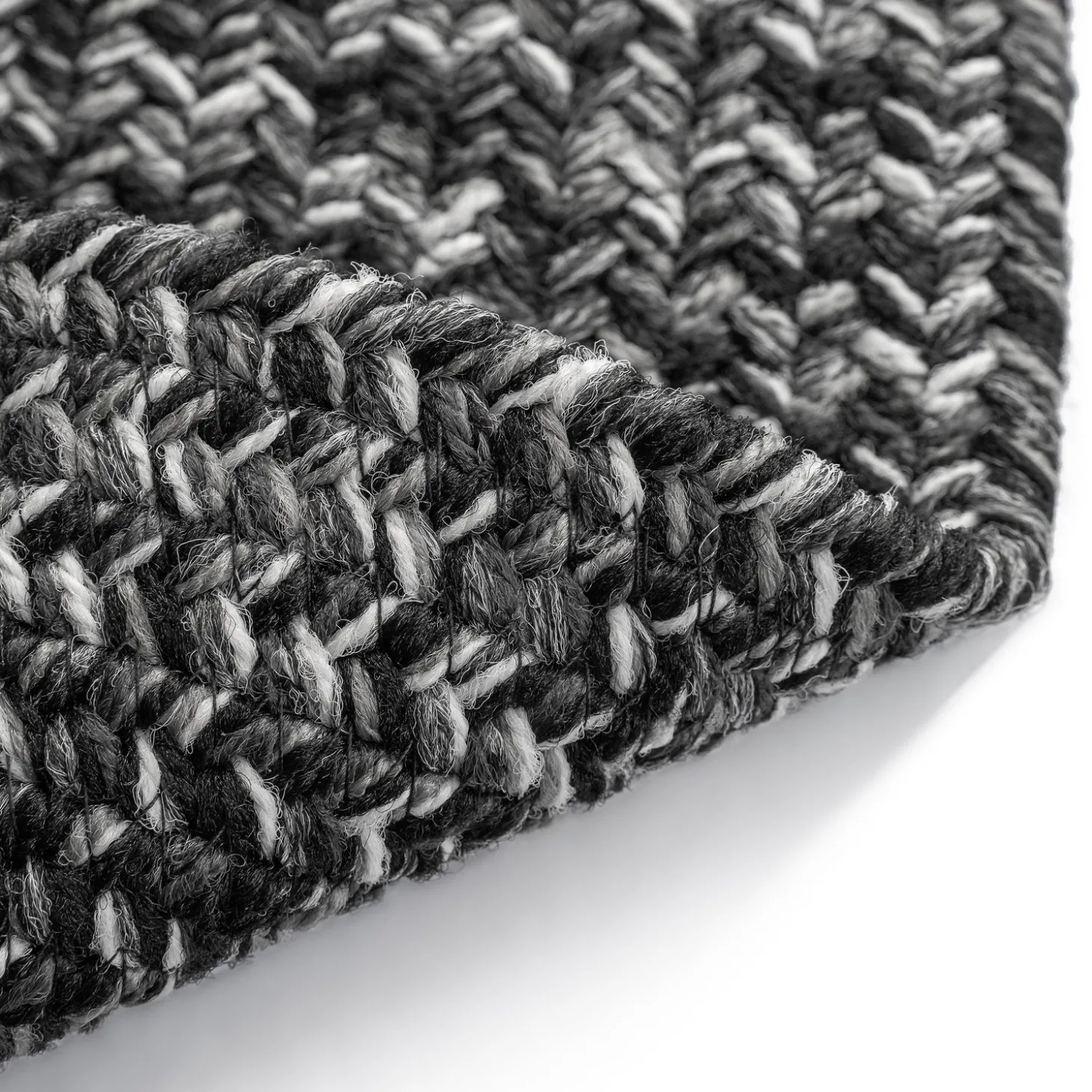 Area Rugs>Plow & Hearth Indoor/Outdoor Oval Pine Creek Braided Polypropylene Rug, 5' x 8'