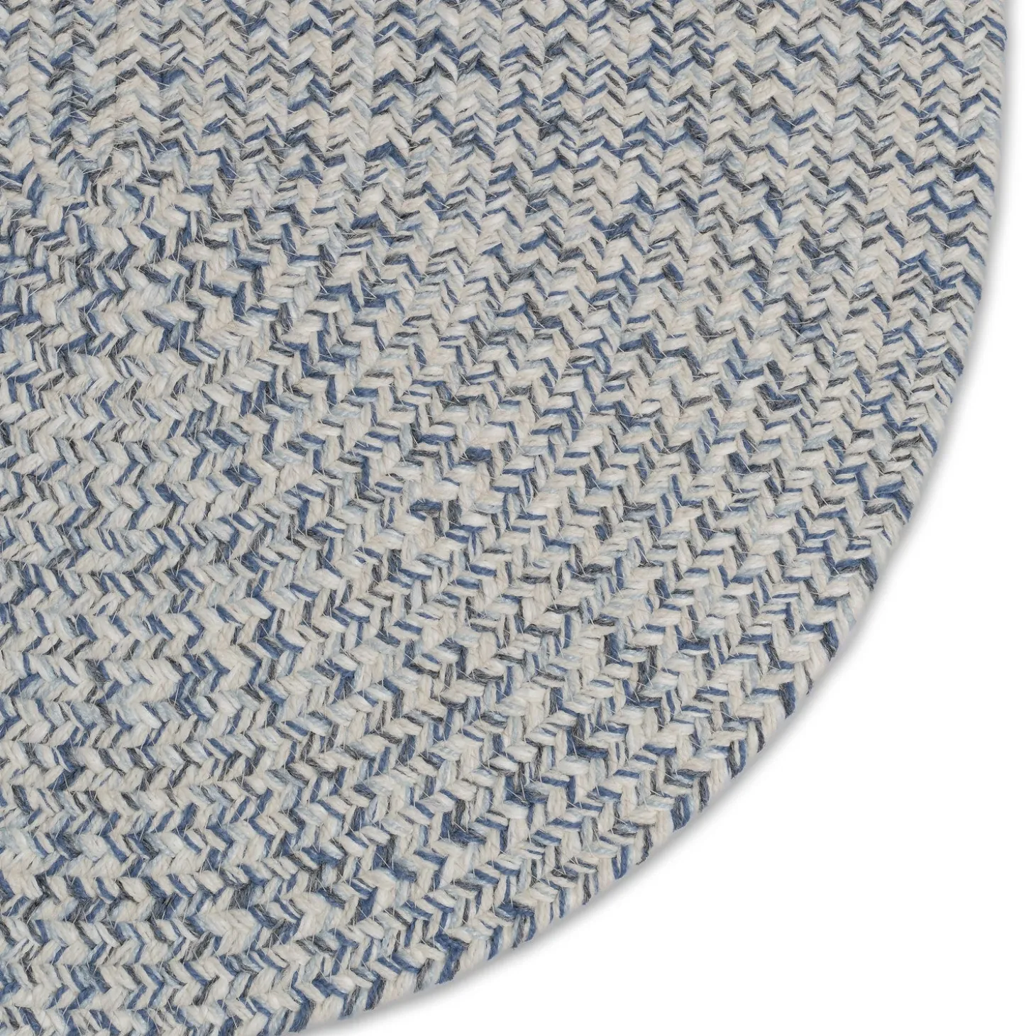 Area Rugs>Plow & Hearth Indoor/Outdoor Oval Pine Creek Braided Polypropylene Rug, 3' x 5'