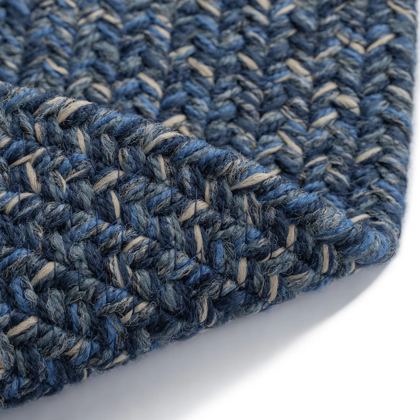 Area Rugs>Plow & Hearth Indoor/Outdoor Oval Pine Creek Braided Polypropylene Rug, 3' x 5'