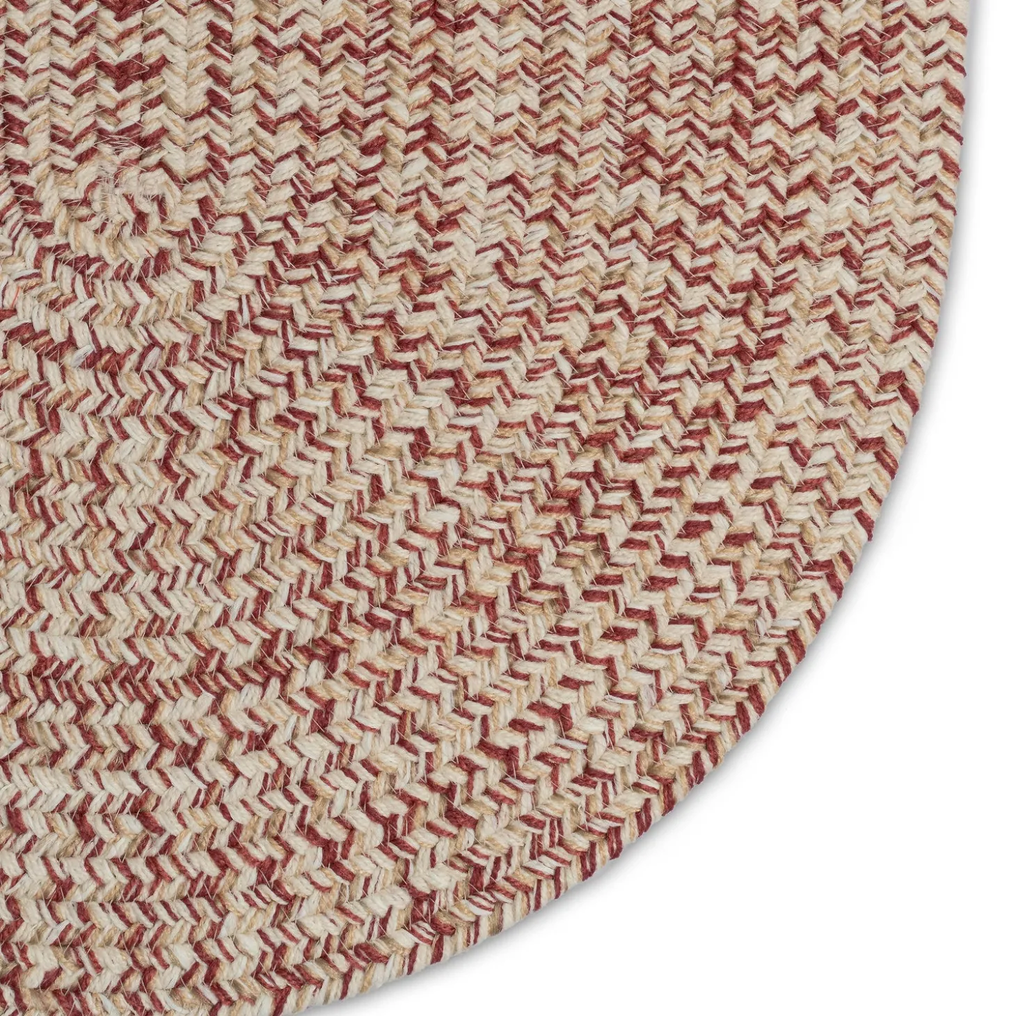 Area Rugs>Plow & Hearth Indoor/Outdoor Oval Pine Creek Braided Polypropylene Rug, 5' x 8'