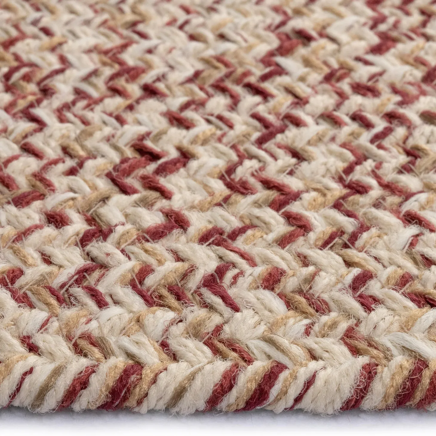 Area Rugs>Plow & Hearth Indoor/Outdoor Oval Pine Creek Braided Polypropylene Rug, 3' x 5'