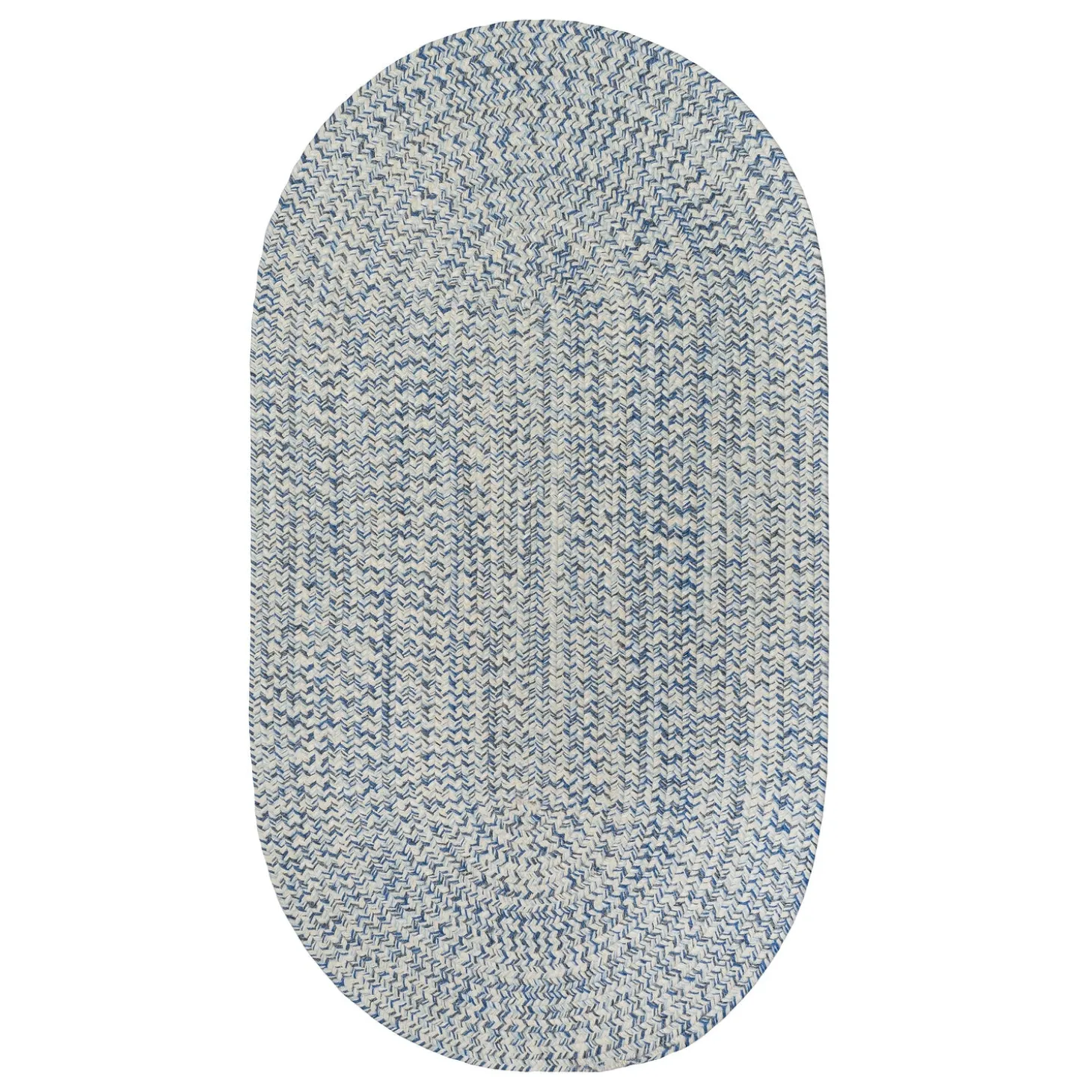 Area Rugs>Plow & Hearth Indoor/Outdoor Oval Pine Creek Braided Polypropylene Rug, 3' x 5'