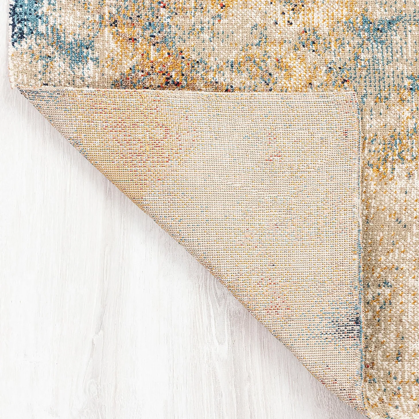 Area Rugs>Plow & Hearth Indoor/Outdoor Penelope Watercolor Rug, 2'7" x 8'1" Runner Multi-color