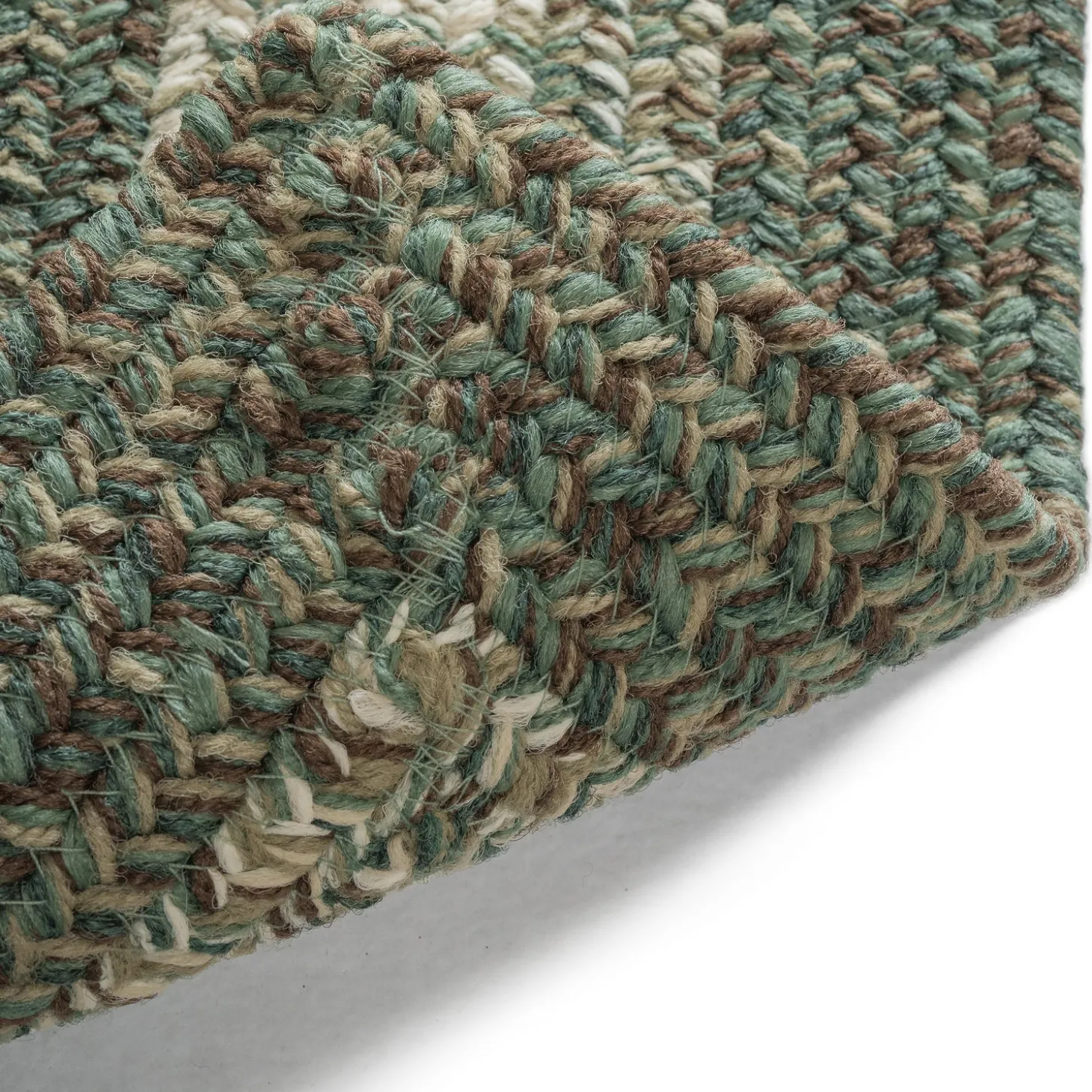 Area Rugs>Plow & Hearth Indoor/Outdoor Rectangle Woodridge Braided Polypropylene Rug, 8' x 11'