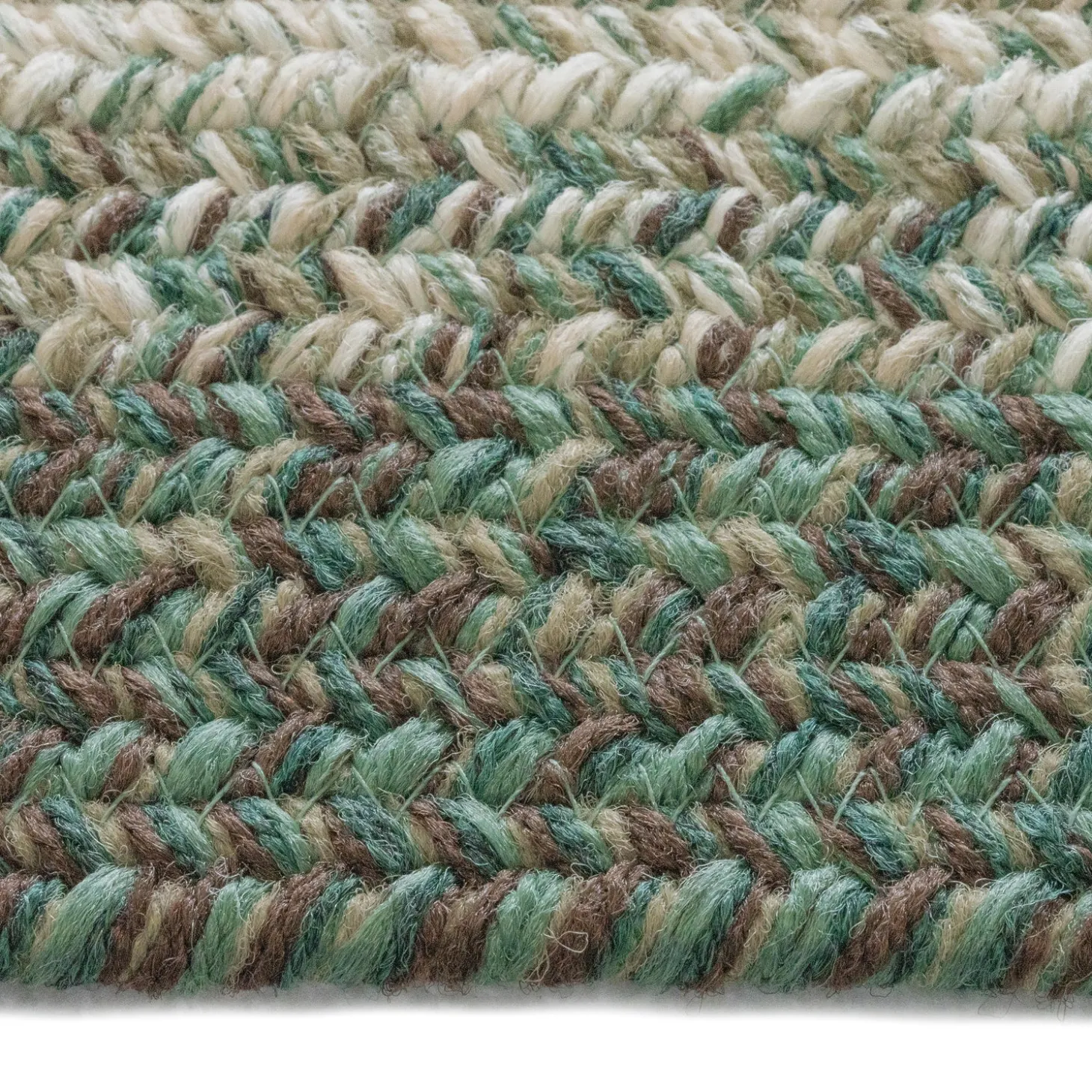 Area Rugs>Plow & Hearth Indoor/Outdoor Rectangle Woodridge Braided Polypropylene Rug, 2' x 3'