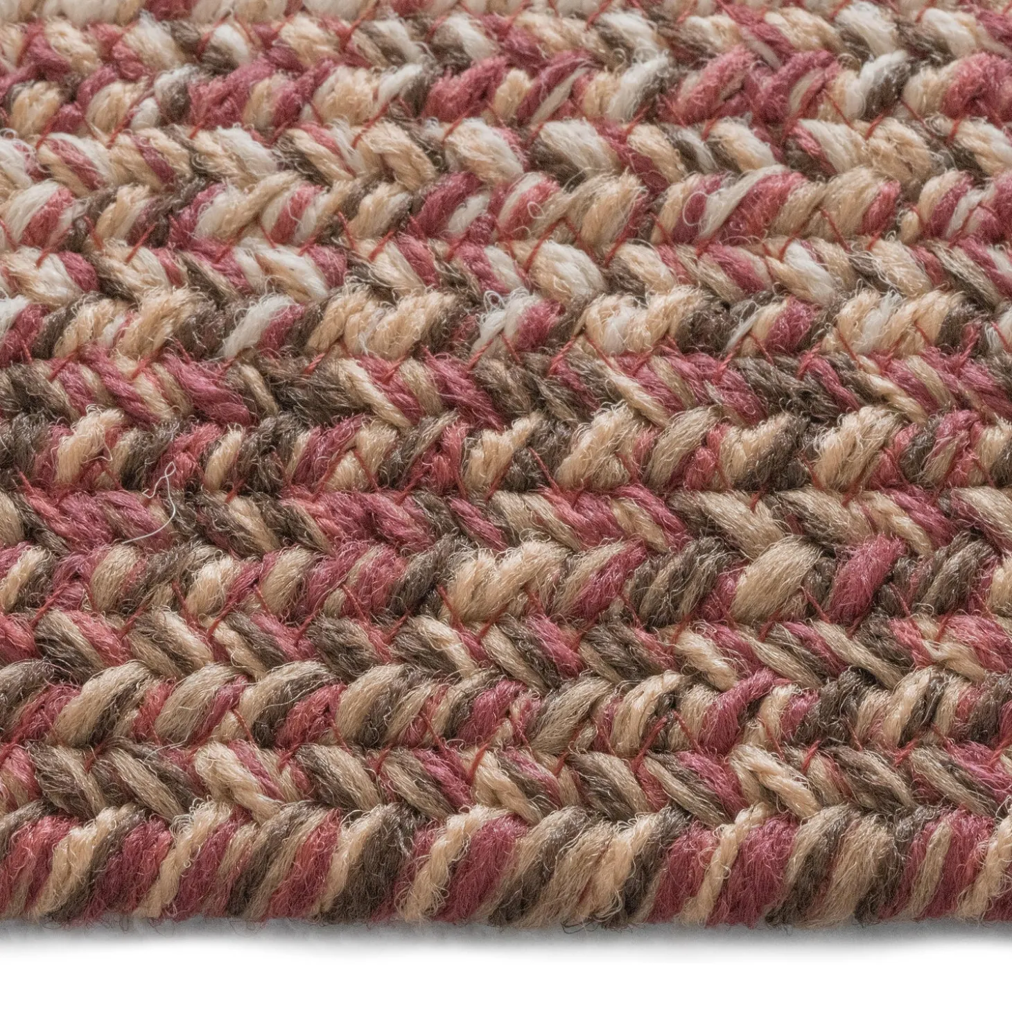 Area Rugs>Plow & Hearth Indoor/Outdoor Rectangle Woodridge Braided Polypropylene Rug, 2'7" x 9' Runner
