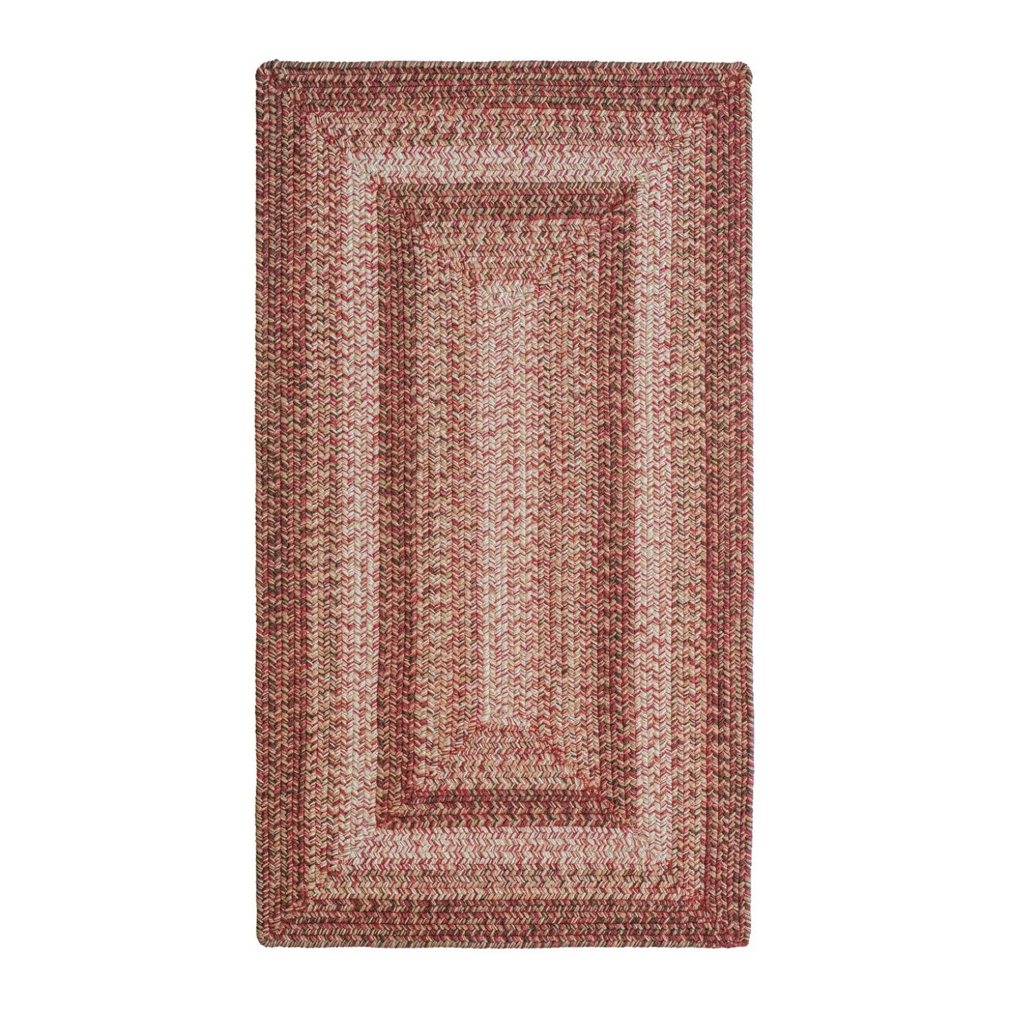 Area Rugs>Plow & Hearth Indoor/Outdoor Rectangle Woodridge Braided Polypropylene Rug, 2'7" x 9' Runner