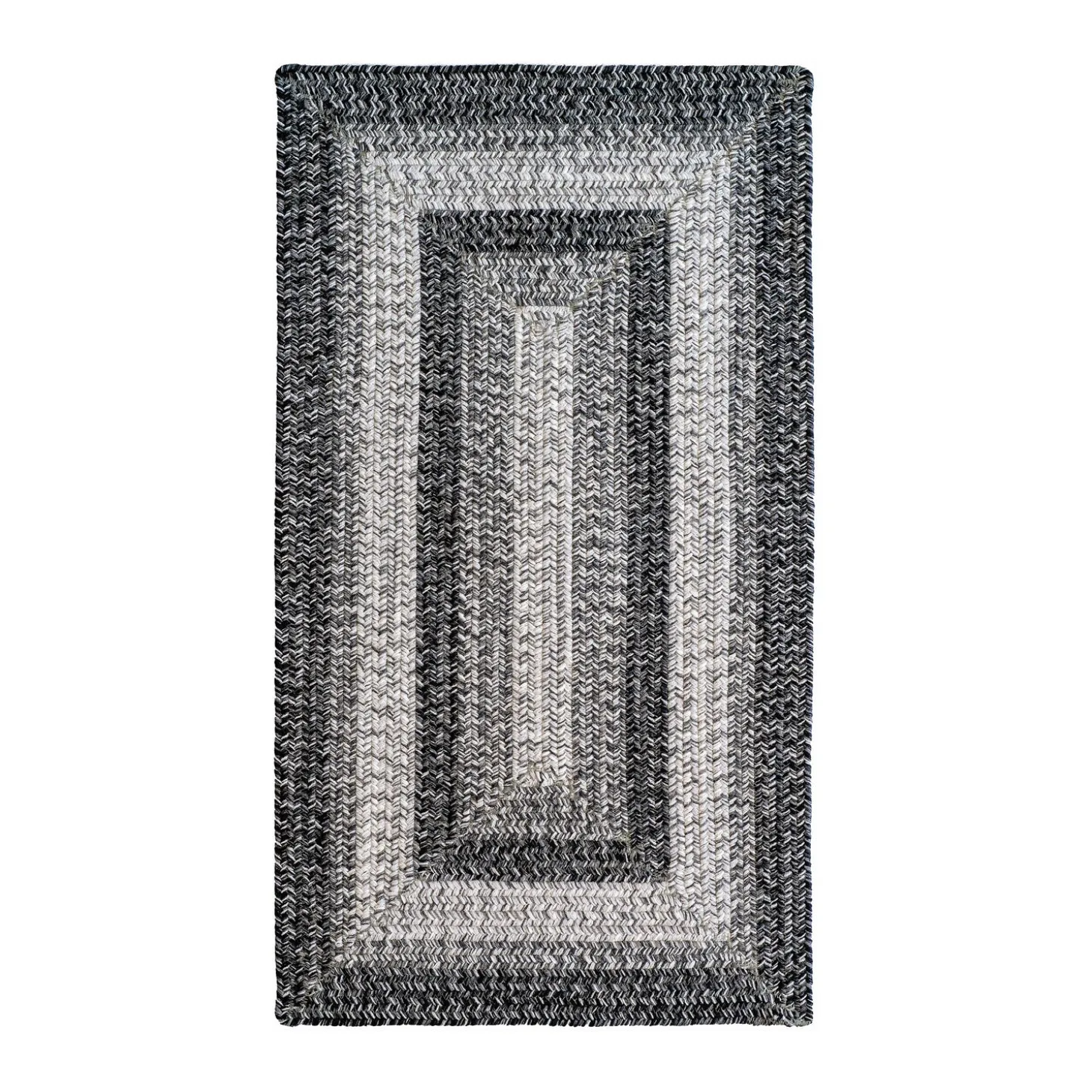 Area Rugs>Plow & Hearth Indoor/Outdoor Rectangle Woodridge Braided Polypropylene Rug, 2'7" x 9' Runner