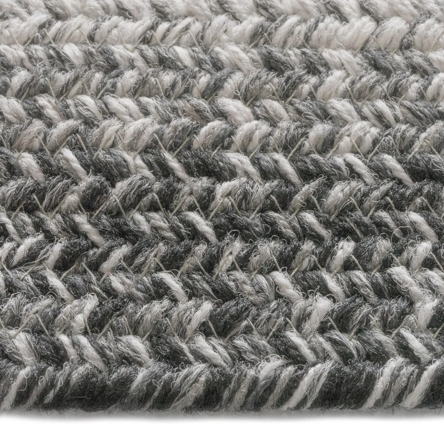 Area Rugs>Plow & Hearth Indoor/Outdoor Rectangle Woodridge Braided Polypropylene Rug, 2'7" x 9' Runner