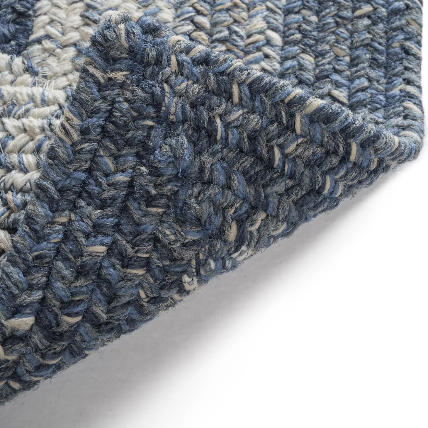 Area Rugs>Plow & Hearth Indoor/Outdoor Rectangle Woodridge Braided Polypropylene Rug, 2'7" x 9' Runner