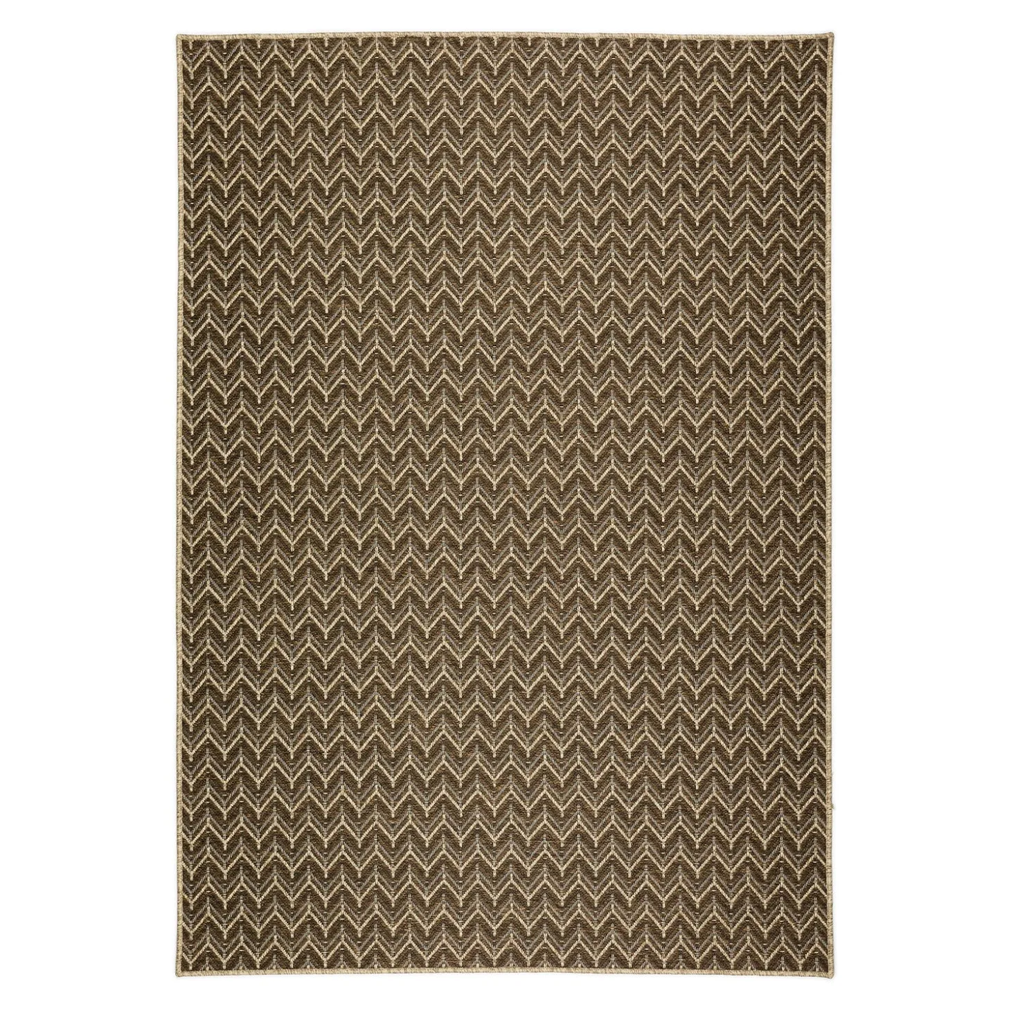 Area Rugs>Plow & Hearth Indoor/Outdoor Santa Anna Chevron Rug, 2'3" x 7'5" Runner
