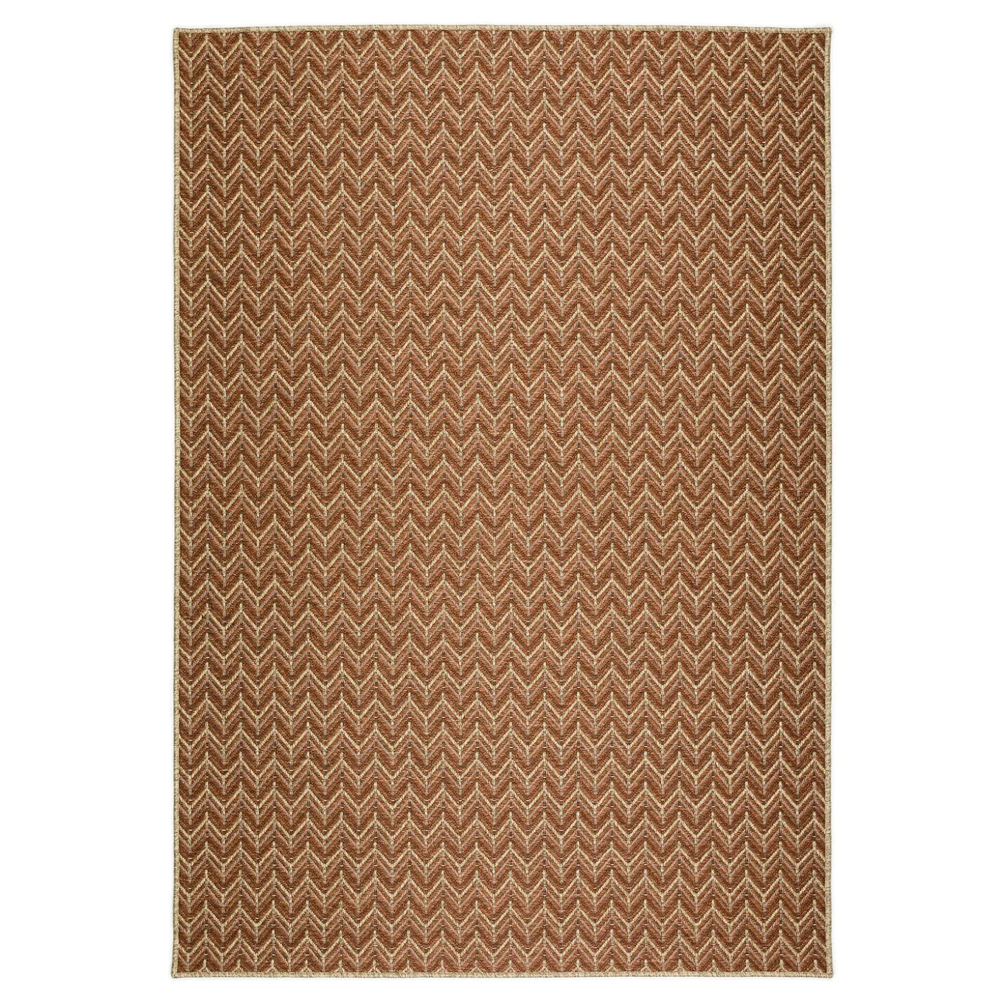 Area Rugs>Plow & Hearth Indoor/Outdoor Santa Anna Chevron Rug, 2'3" x 7'5" Runner