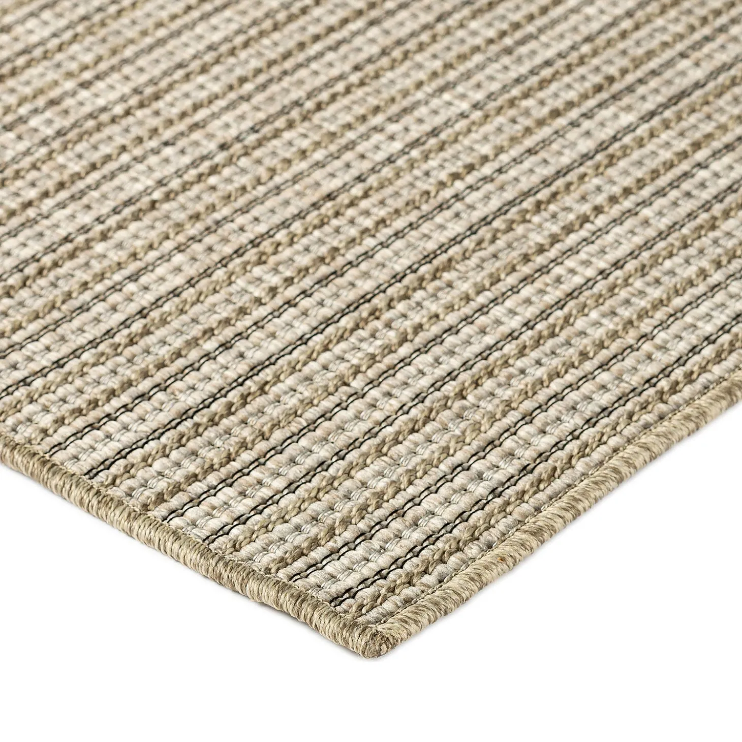 Area Rugs>Plow & Hearth Indoor/Outdoor Santa Anna Striped Rug, 8' Round