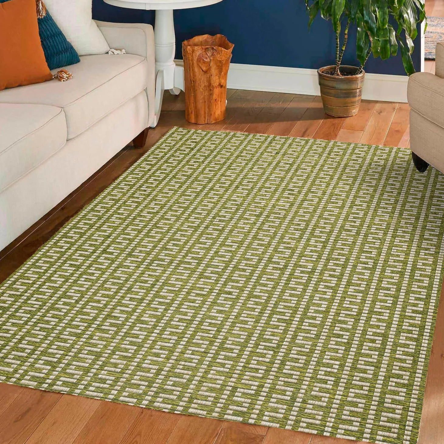 Area Rugs>Plow & Hearth Indoor/Outdoor Santa Anna Tribal Rug, 2'3" x 7'5" Runner