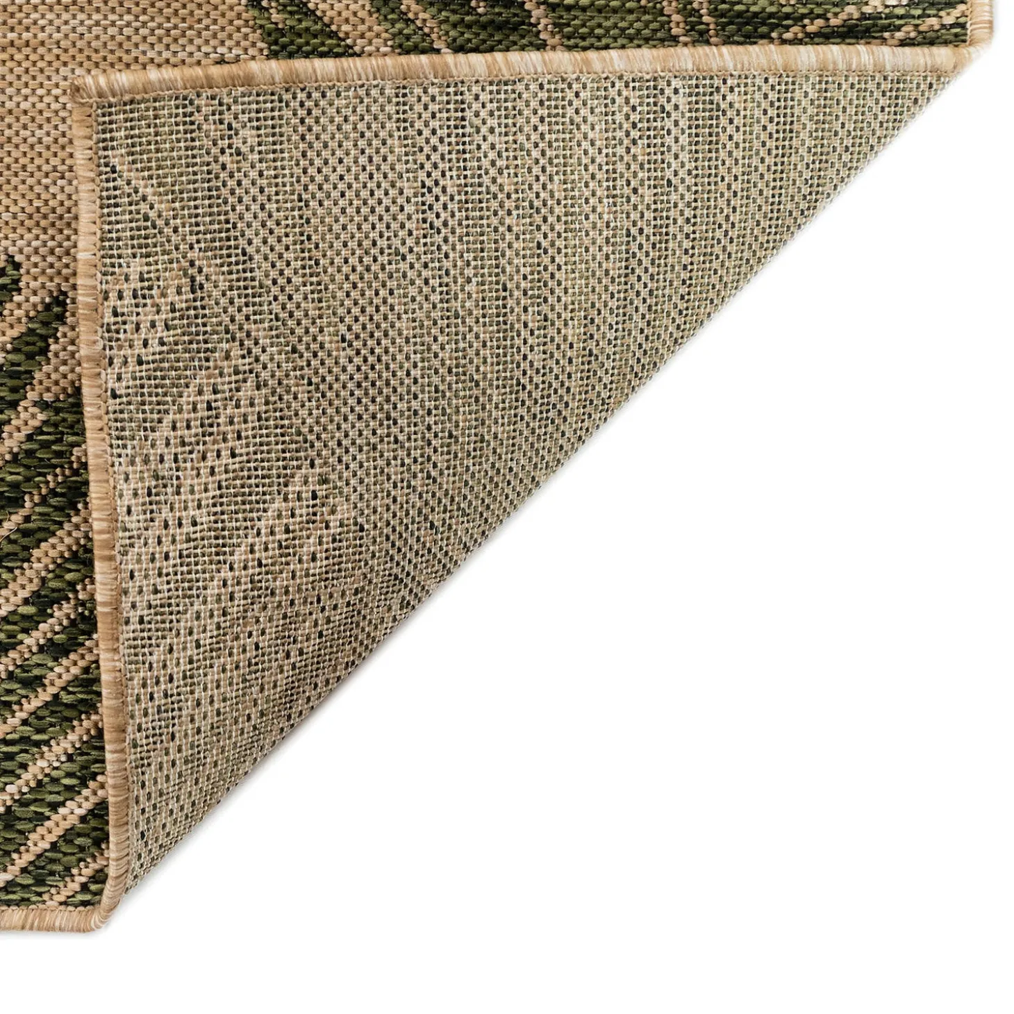 Area Rugs>Plow & Hearth Indoor/Outdoor Textured Palms Polypropylene Rug, 7'10" square