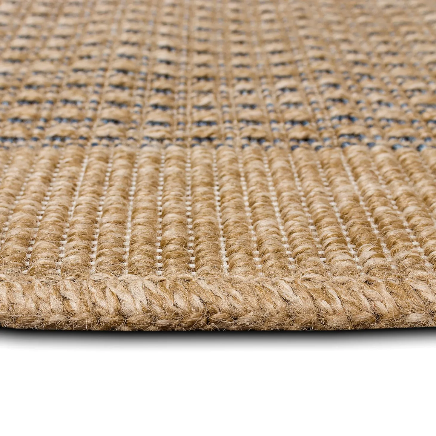 Area Rugs>Plow & Hearth Indoor/Outdoor Toulouse Border Print Rug, 5'3" X 7'3"