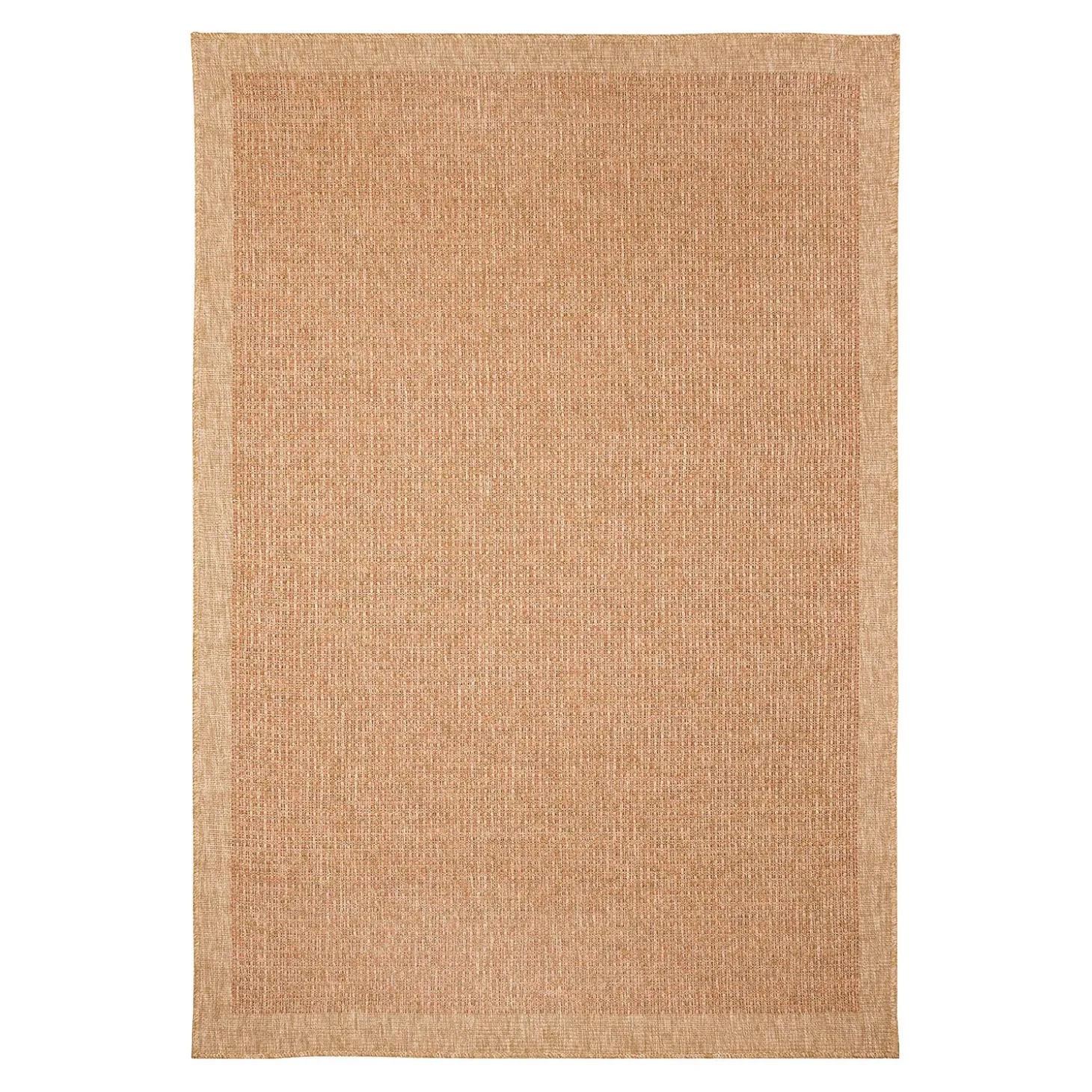 Area Rugs>Plow & Hearth Indoor/Outdoor Toulouse Border Print Rug, 5'3" X 7'3"