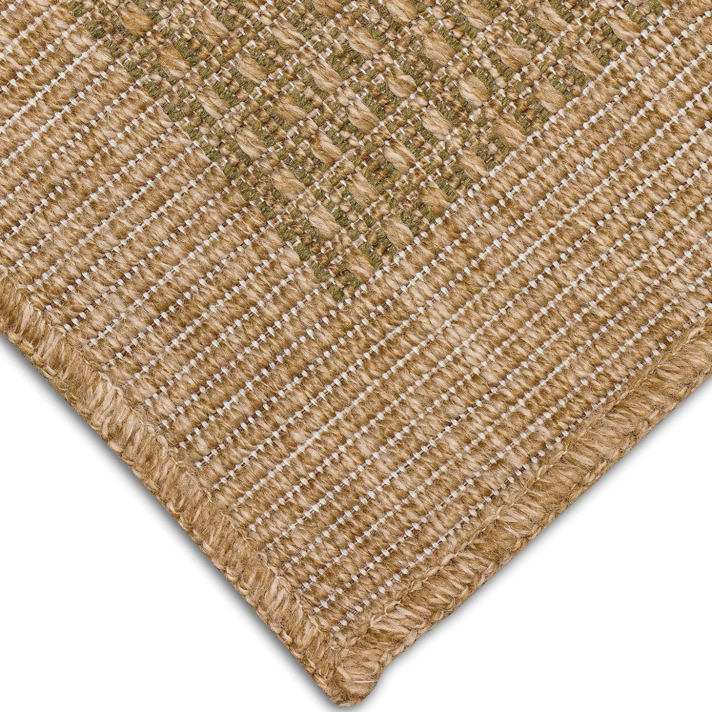 Area Rugs>Plow & Hearth Indoor/Outdoor Toulouse Border Print Rug, 5'3" X 7'3"
