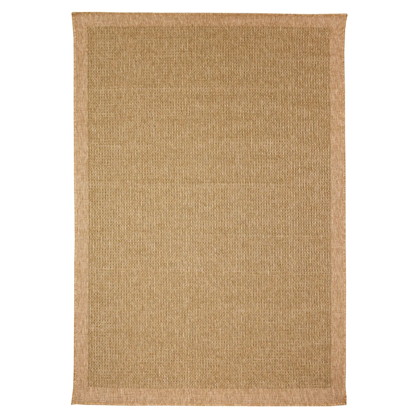 Area Rugs>Plow & Hearth Indoor/Outdoor Toulouse Border Print Rug, 5'3" X 7'3"