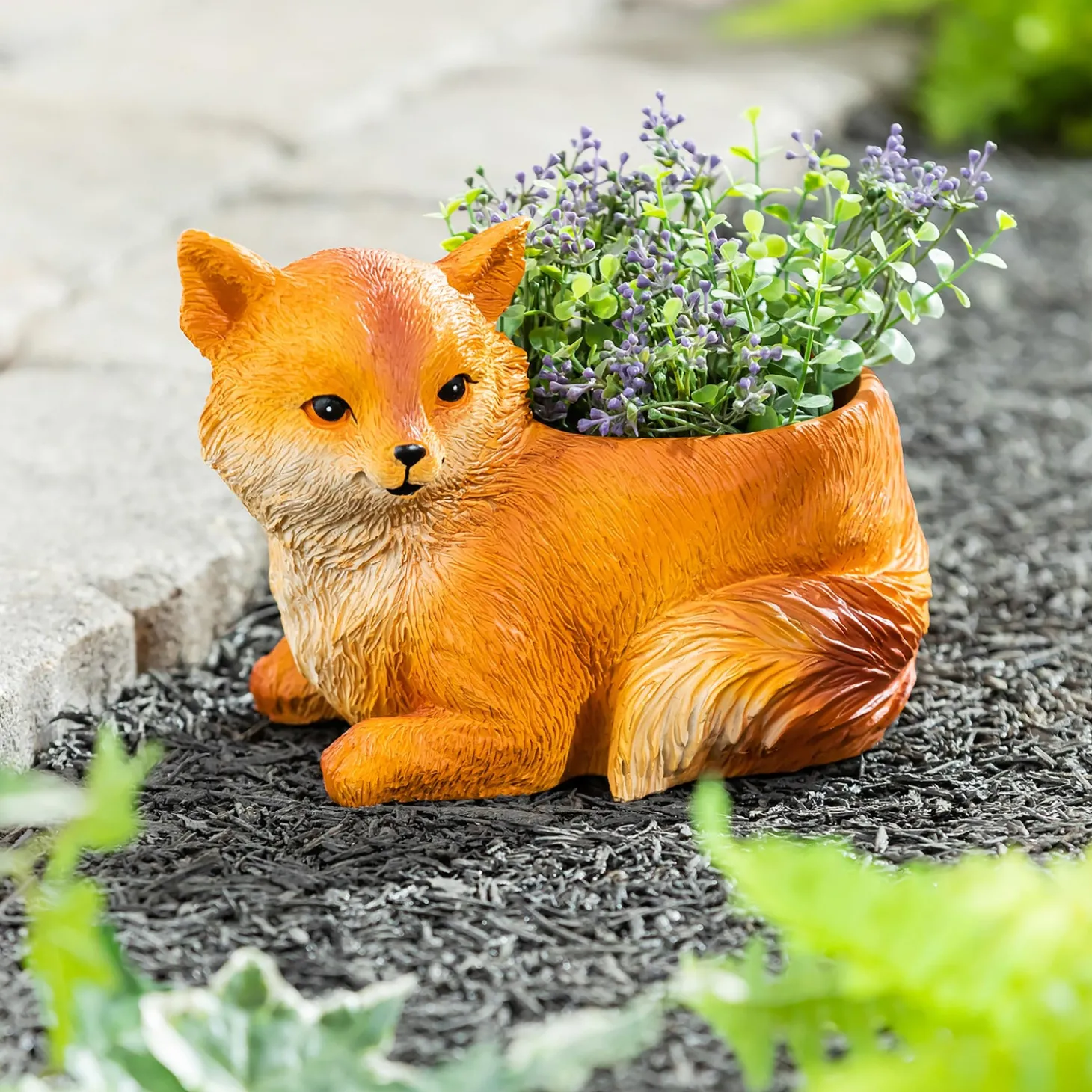 Planters & Plant Stands | Planters & Vases>Plow & Hearth Indoor/Outdoor Woodland Animal Planter