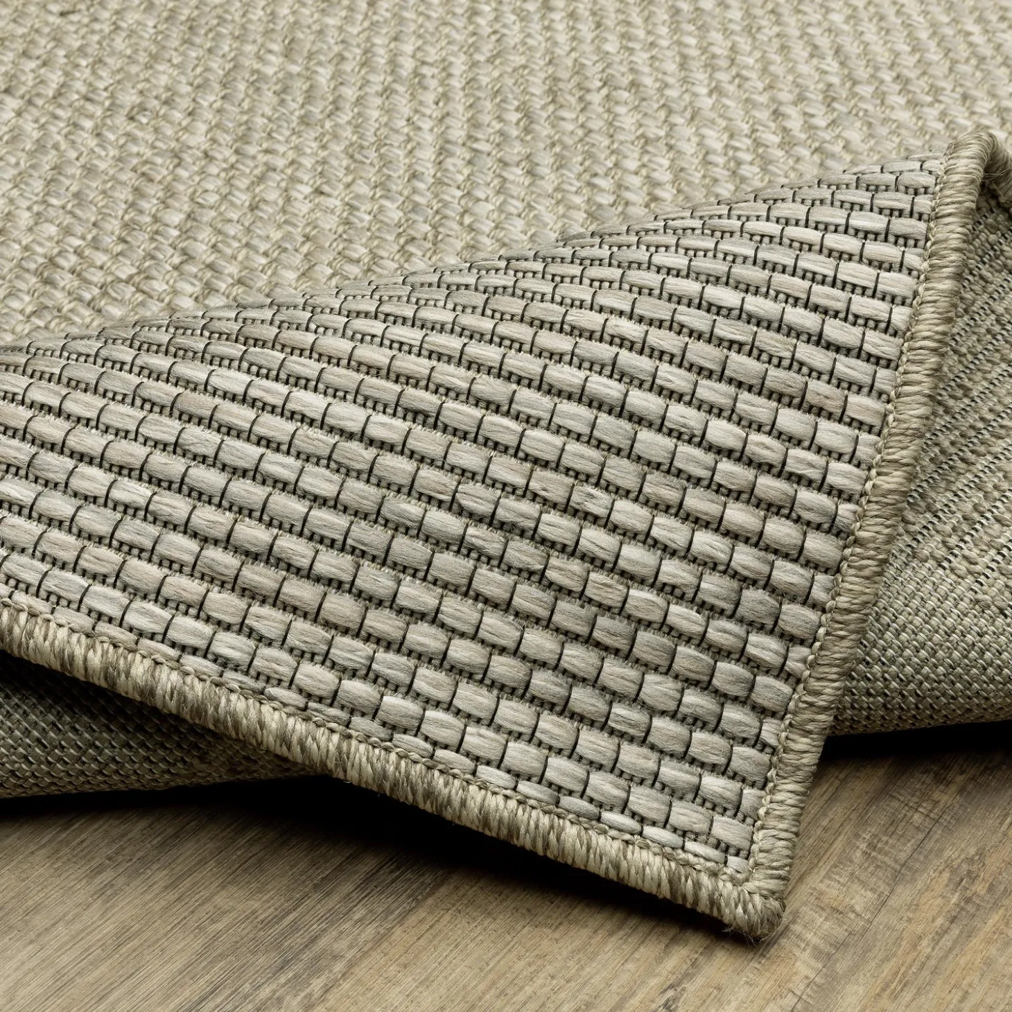 Area Rugs>Plow & Hearth Indoor/Outdoor Yucatan Border Polypropylene Rug, 9'10" x 12'10"