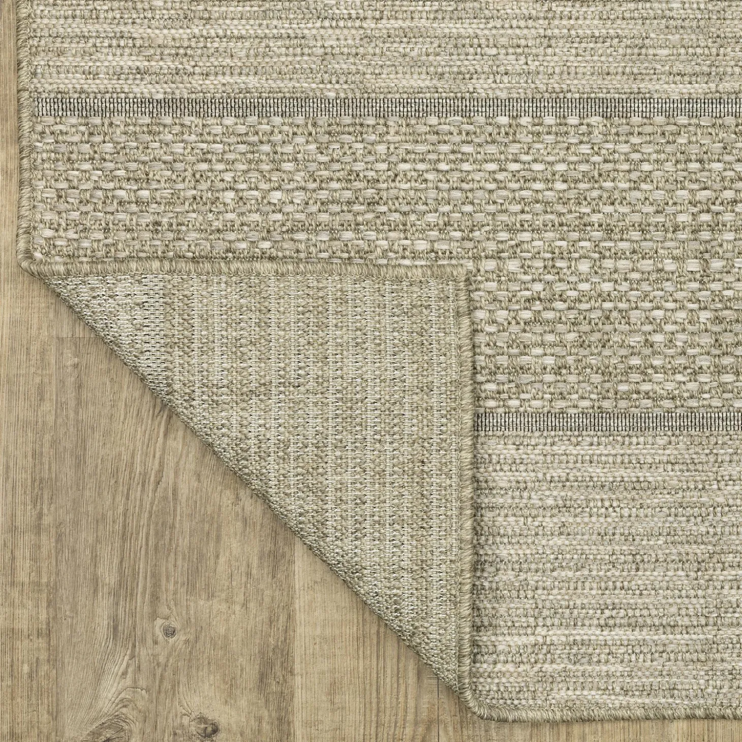 Area Rugs>Plow & Hearth Indoor/Outdoor Yucatan Striped Polypropylene Rug, 9'10" x 12'10"