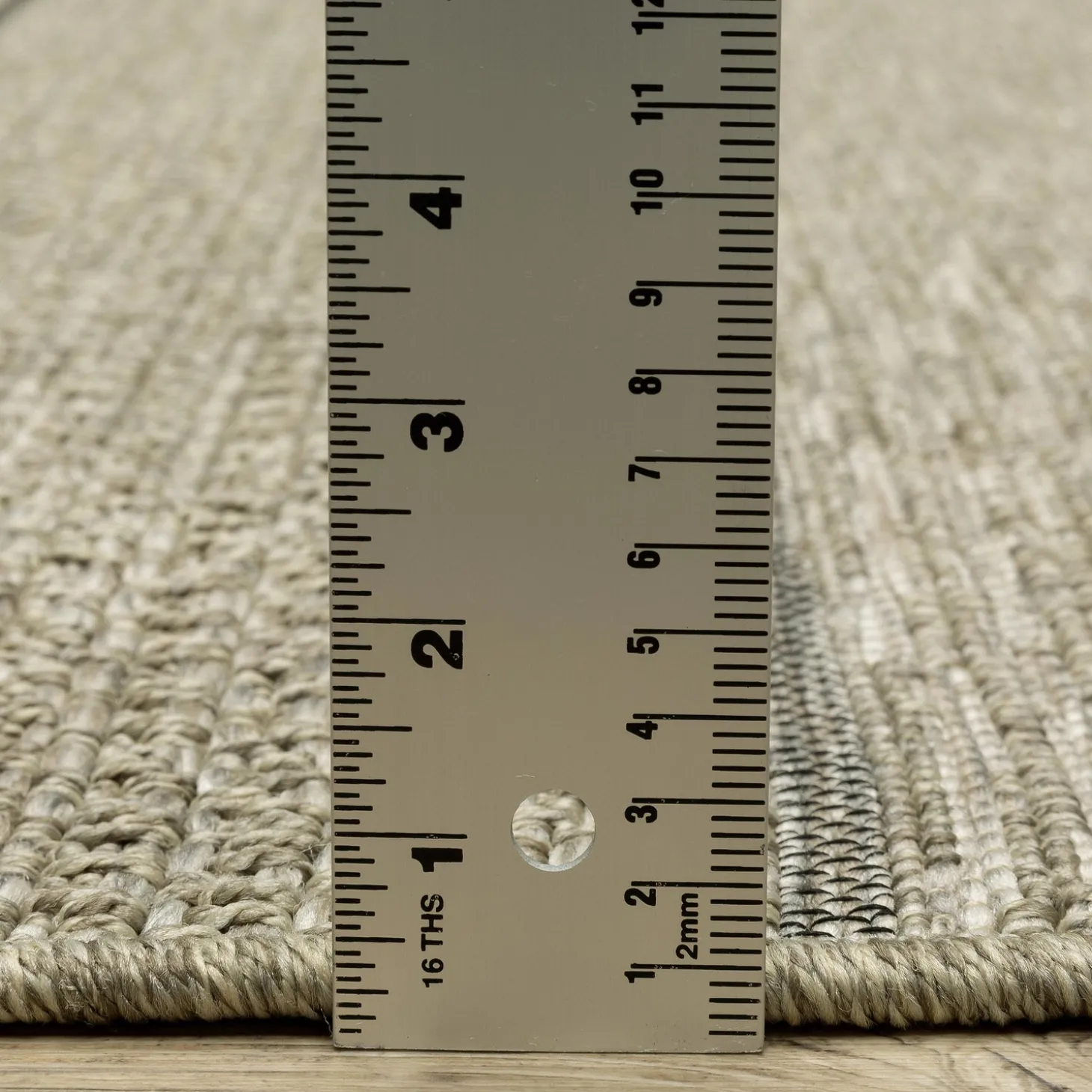 Area Rugs>Plow & Hearth Indoor/Outdoor Yucatan Striped Polypropylene Rug, 6'7" x 9'2"