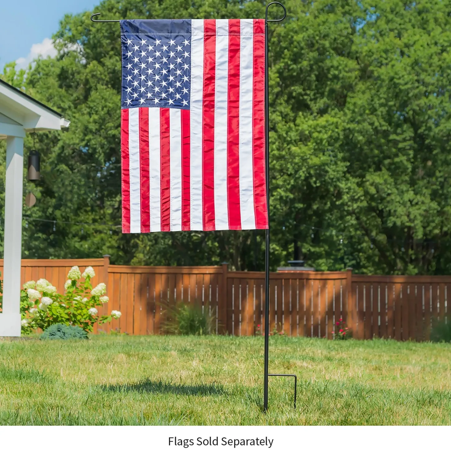 Flag Accessories>Plow & Hearth Iron House Flag Stand