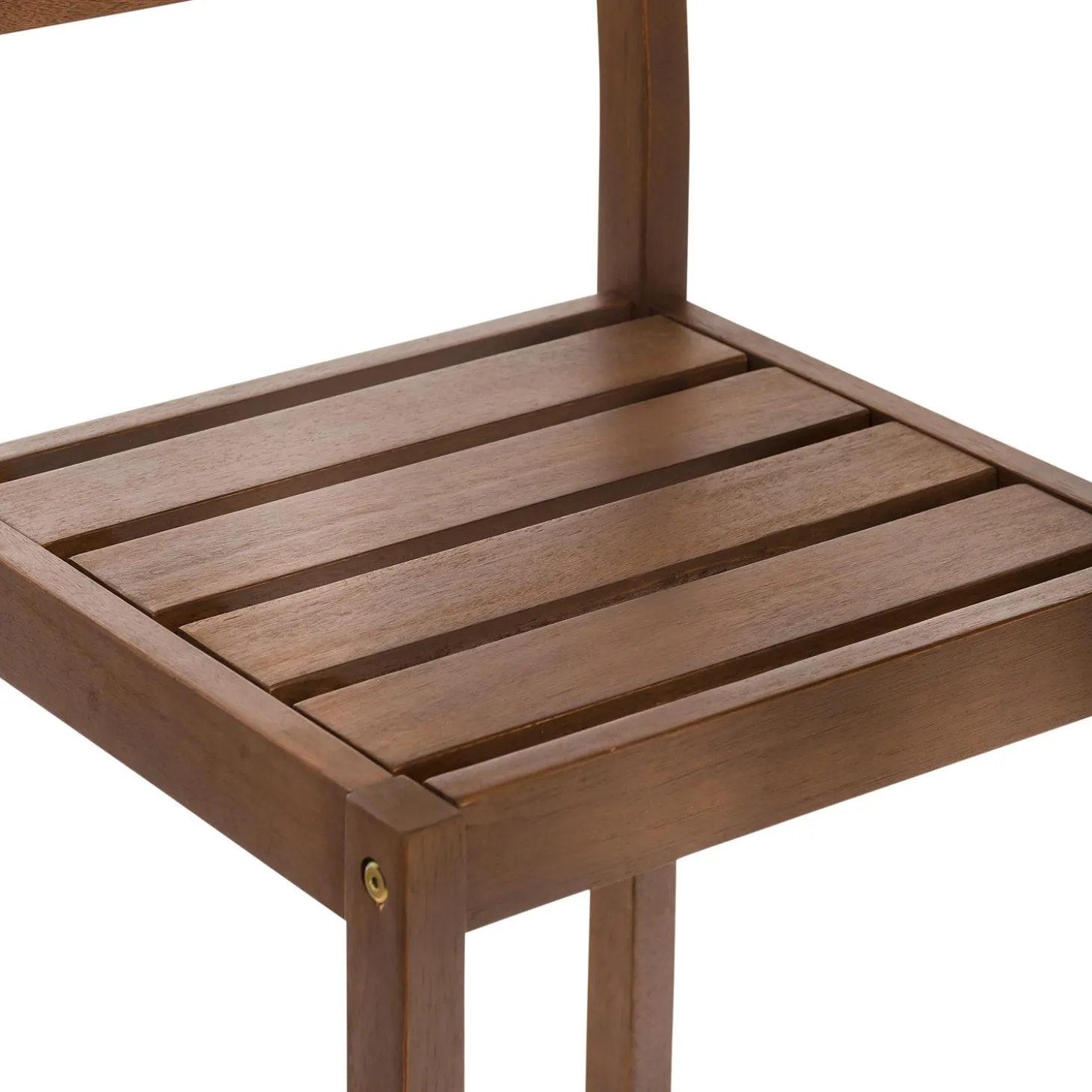Outdoor Dining Sets>Plow & Hearth Lancaster Eucalyptus Outdoor Bar Set with Table and 2 Bar Stools, 3-Piece Set Natural