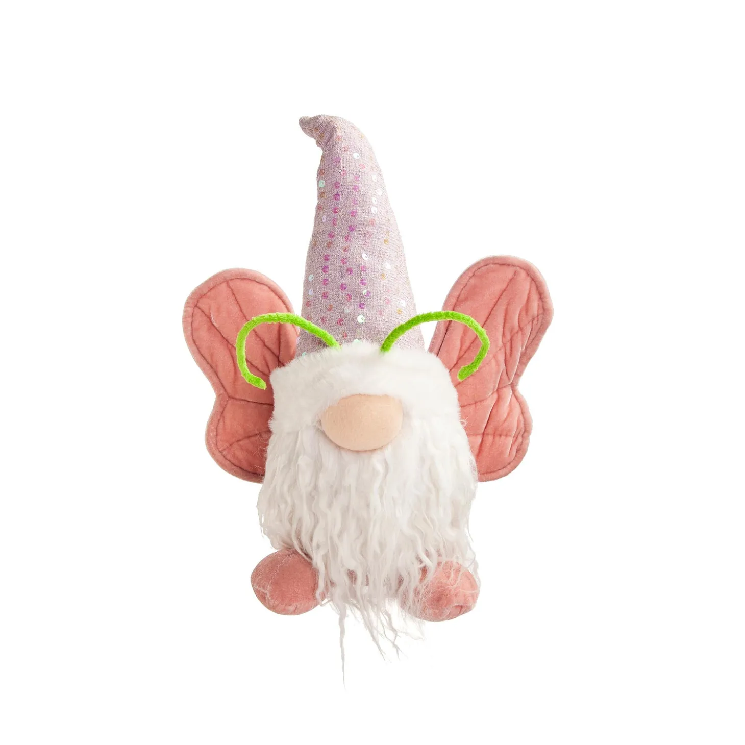 Decorative Accents>Plow & Hearth Lighted Butterfly Gnome Table Décor