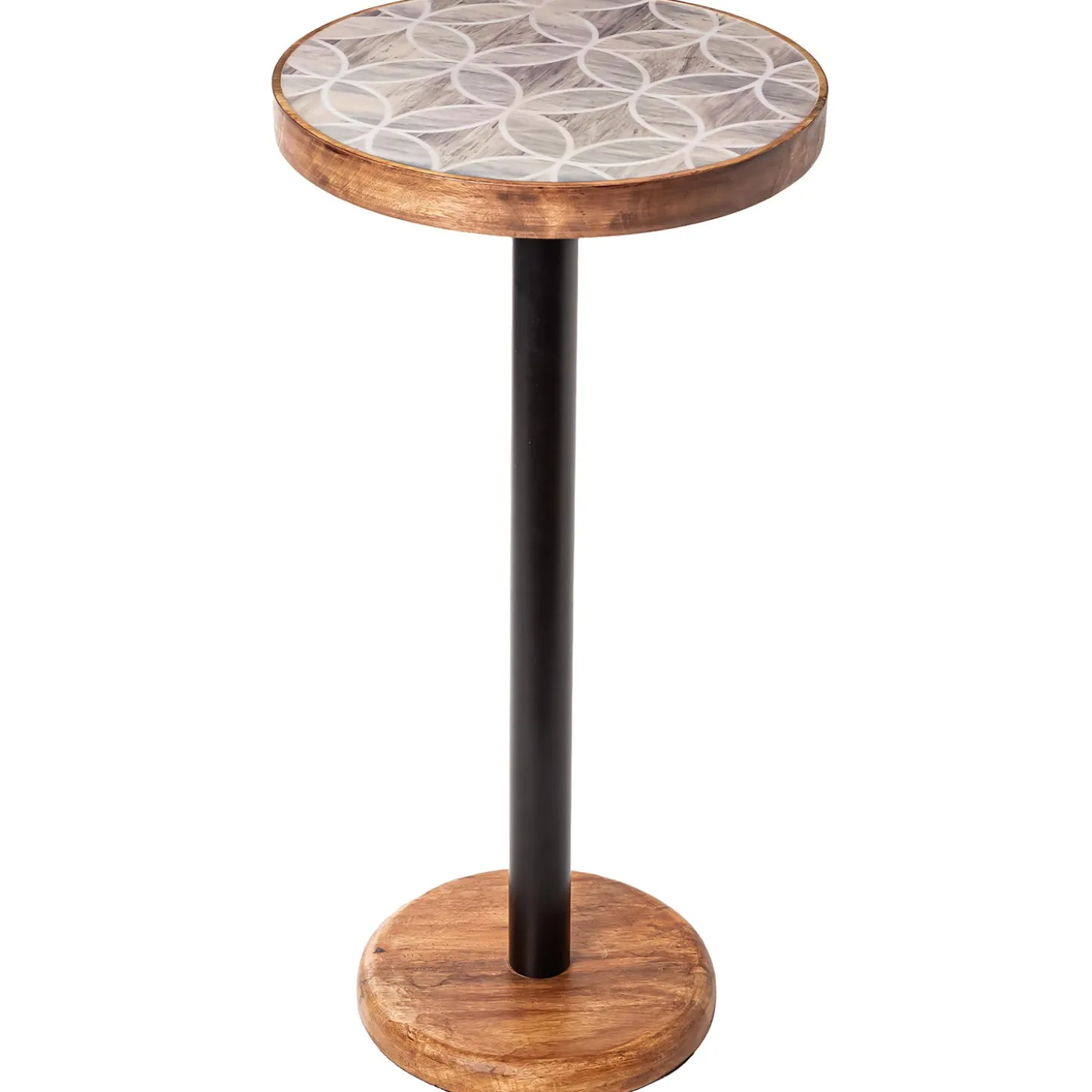 Accent Tables | Outdoor Side Tables>Plow & Hearth Mango Wood Drink Table