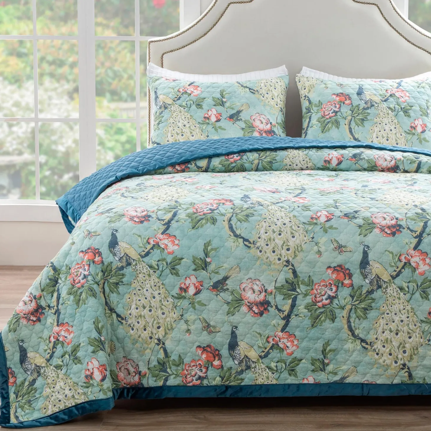 Quilts & Bedspreads>Plow & Hearth Martina Quilted Bedding Set, Full/Queen