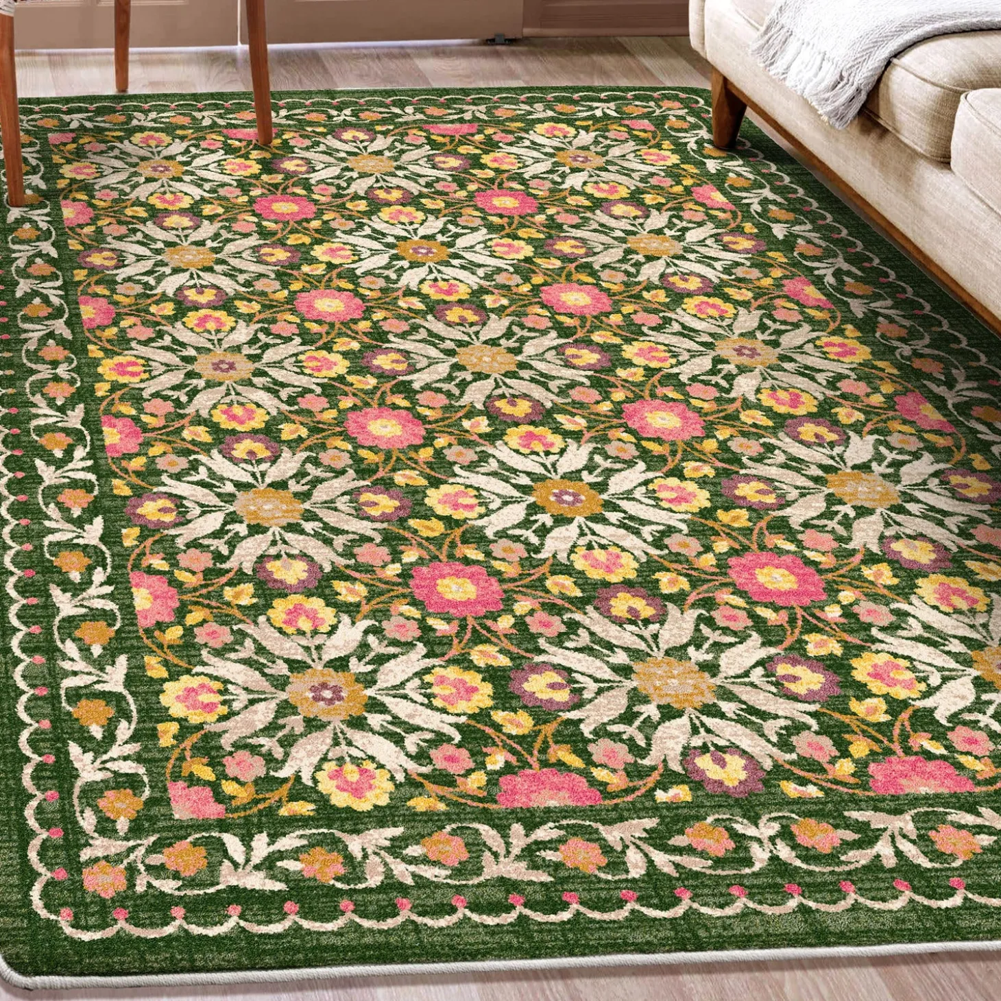 Area Rugs>Plow & Hearth Meadow EnduraStran Rug, 4' x 5'