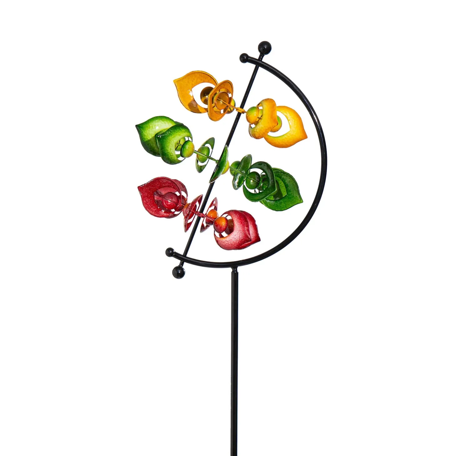 Wind Spinners>Plow & Hearth Metal Colorful Arrow Wind Spinner, 83"H