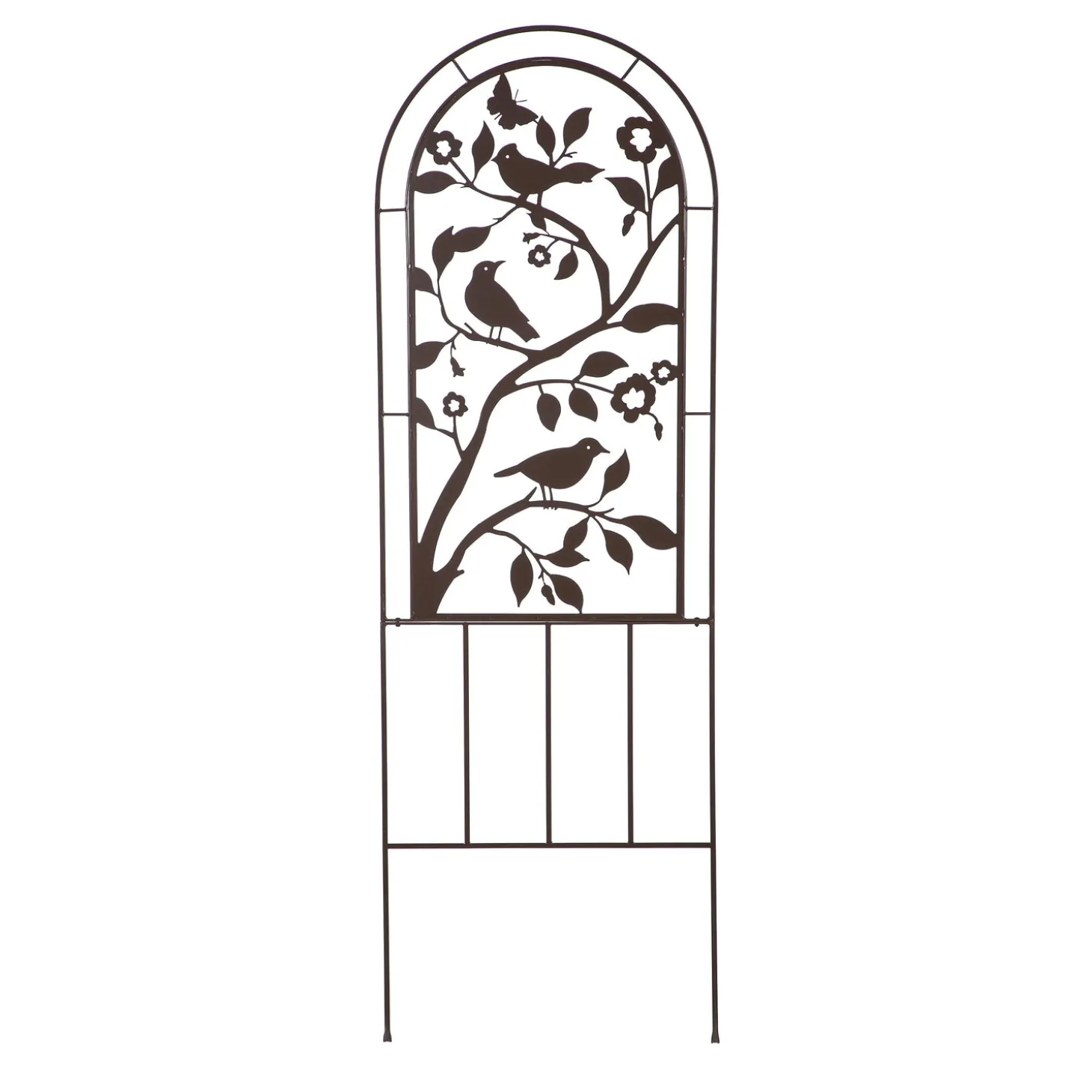 Arbors & Trellises>Plow & Hearth Metal Song Bird Trellis