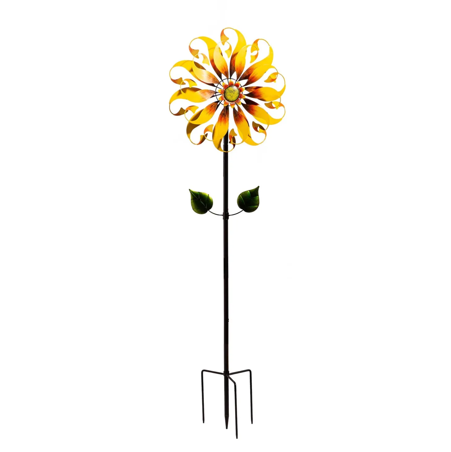 Wind Spinners>Plow & Hearth Metal Wind Spinner, Sunflower Designed, 75"H