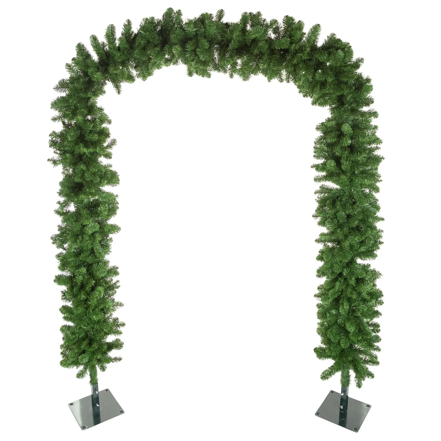 Faux Flowers & Plants | Lighted Trees & Garlands>Plow & Hearth Montfair Pine Doorway Arch Garland