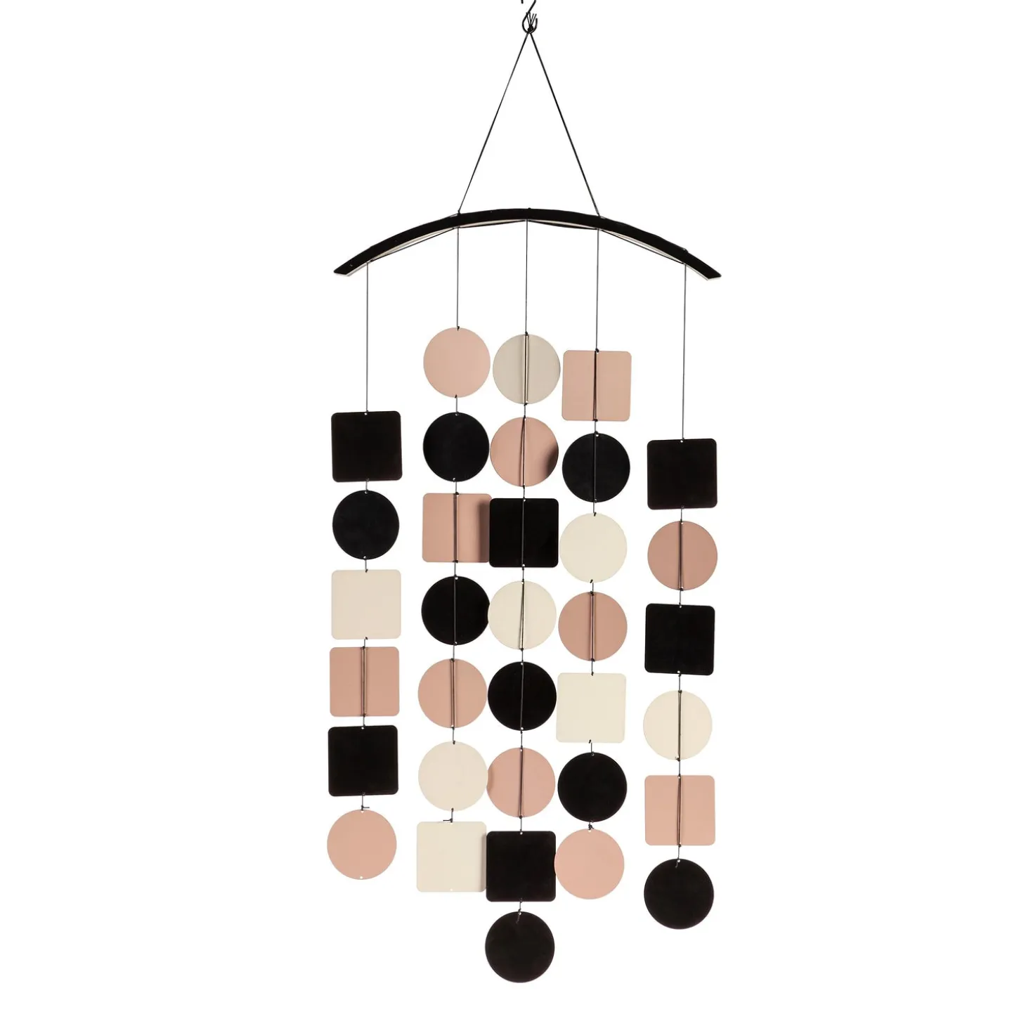 Wind Chimes & Mobiles>Plow & Hearth Neutral Colored Multi-Shaped Wind Chime