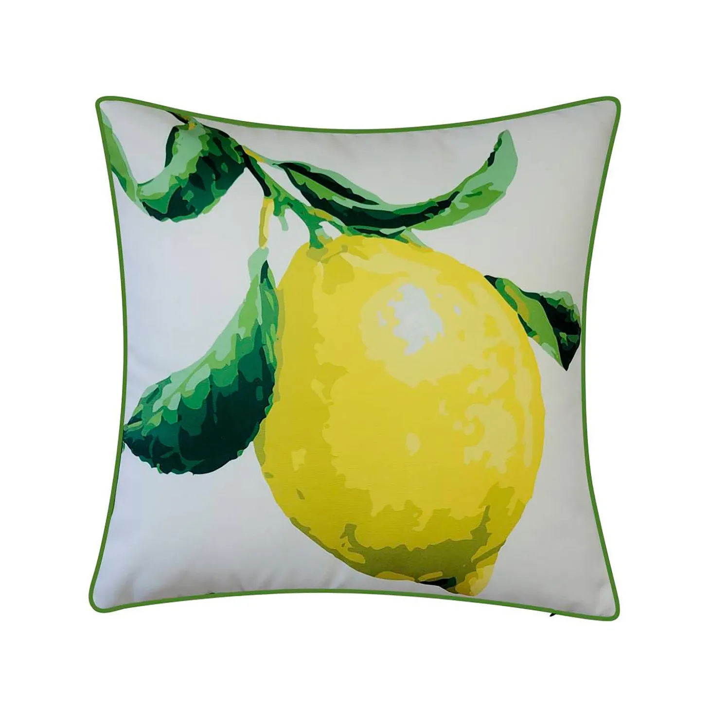 Outdoor Throw Pillows | Decorative Pillows>Plow & Hearth New York Botanical Garden® Lemon Throw Pillow